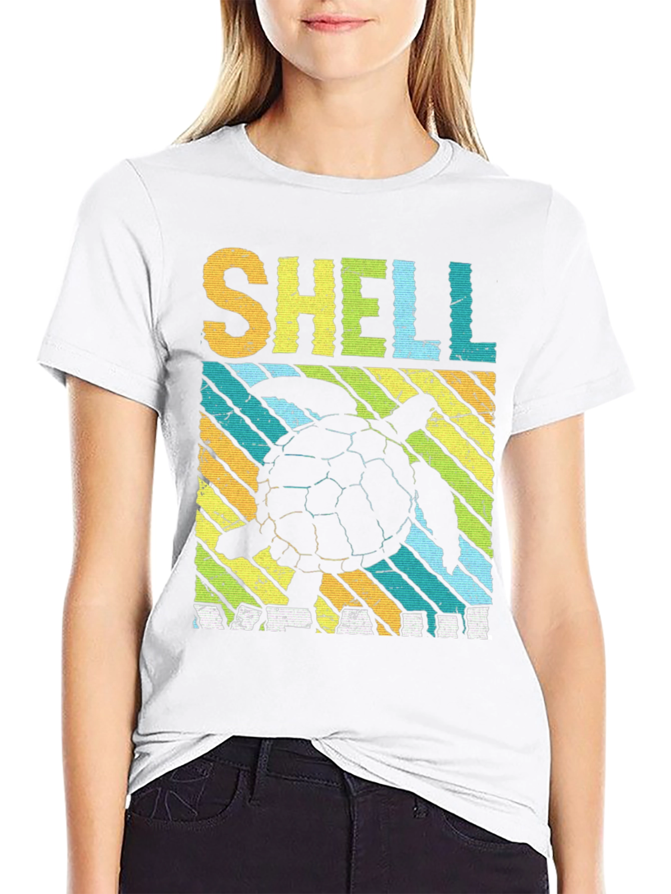 Shell Yeah Turtle T-Shirt - Relaxed Fit Black Tee