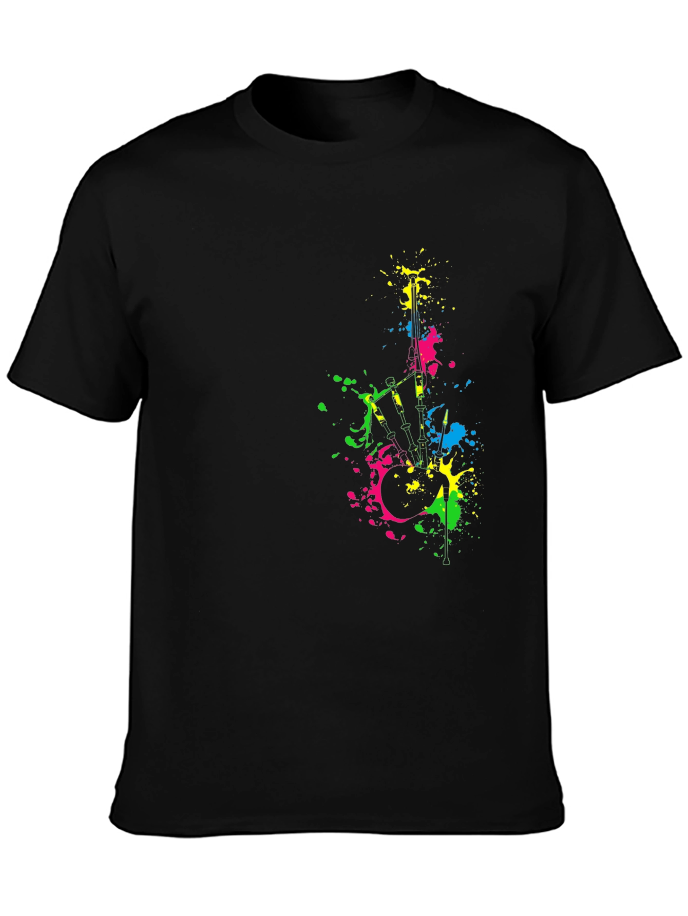 Abstract Bagpipes T-Shirt