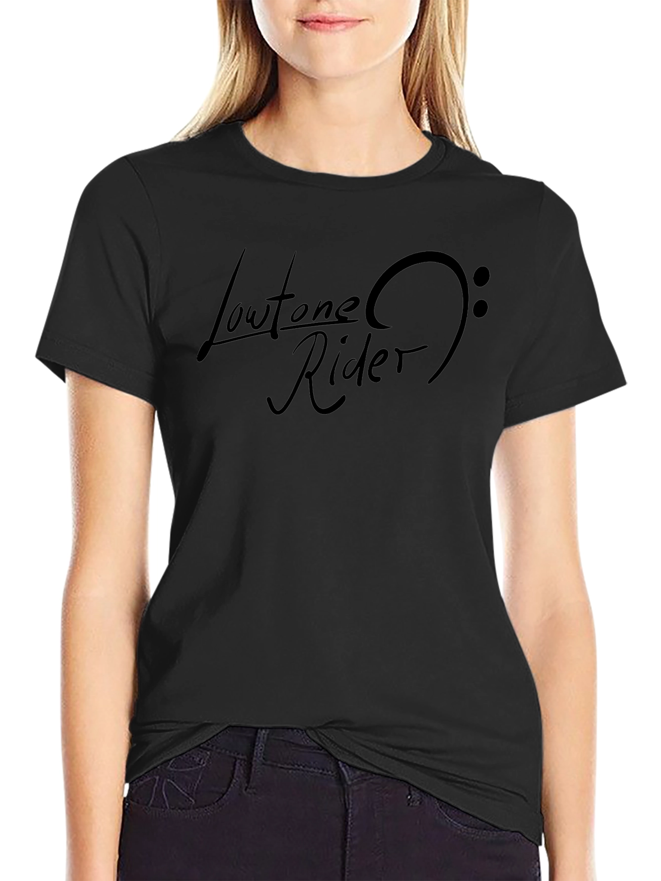 Lowtone Rider Graphic T-Shirt - Black