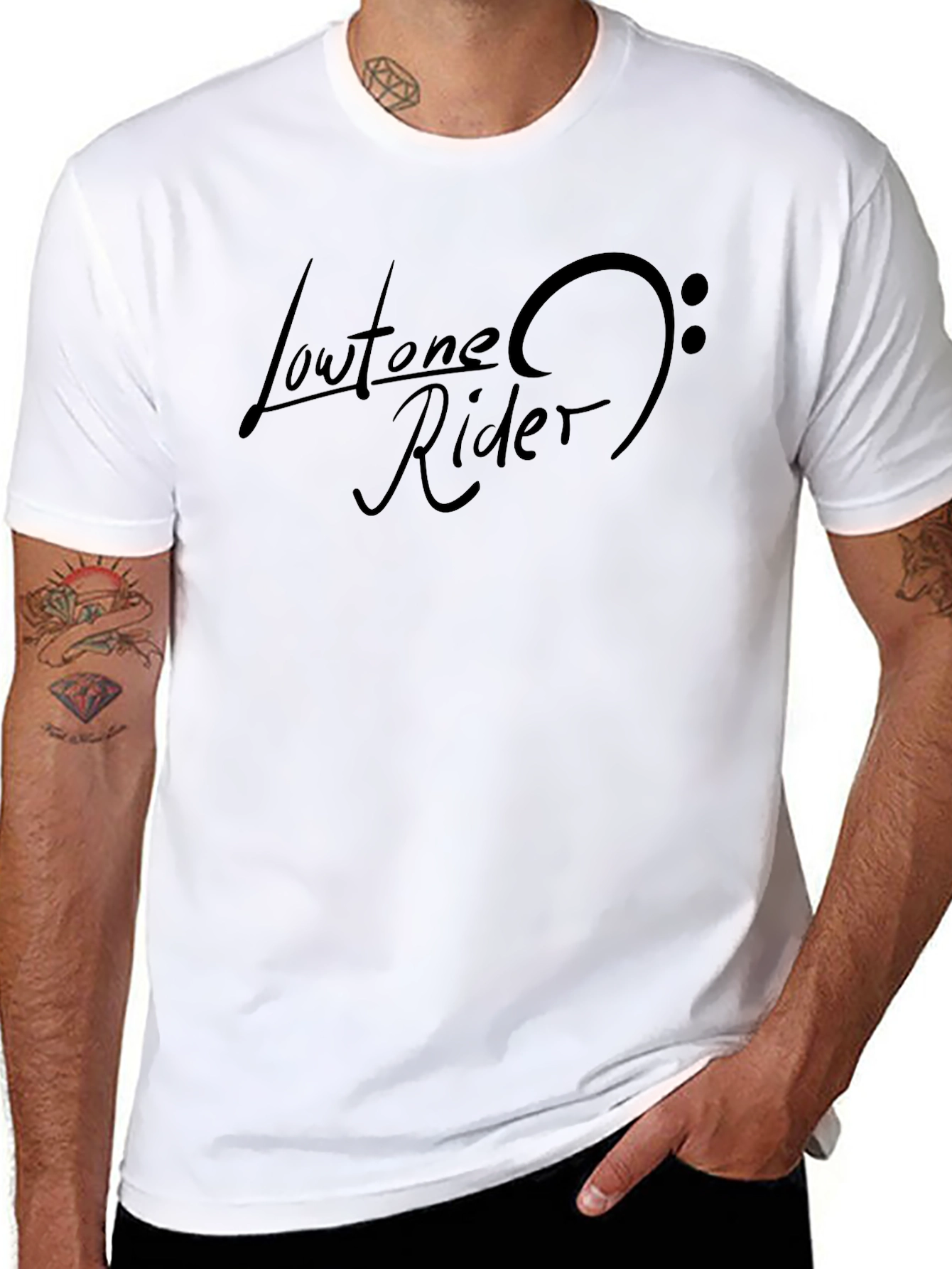 Lowtone Rider Graphic T-Shirt - Black