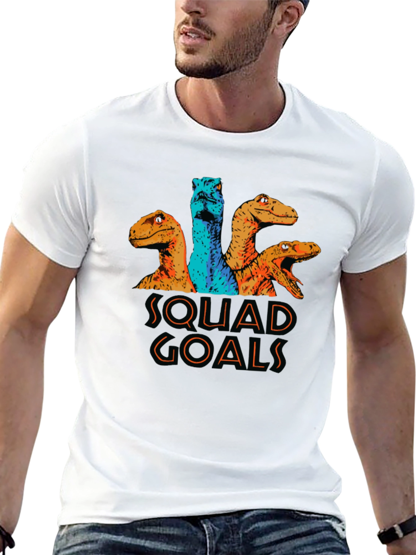 Squad Goals Dinosaur Graphic Tee