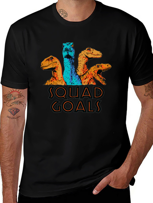 Squad Goals Dinosaur Graphic Tee