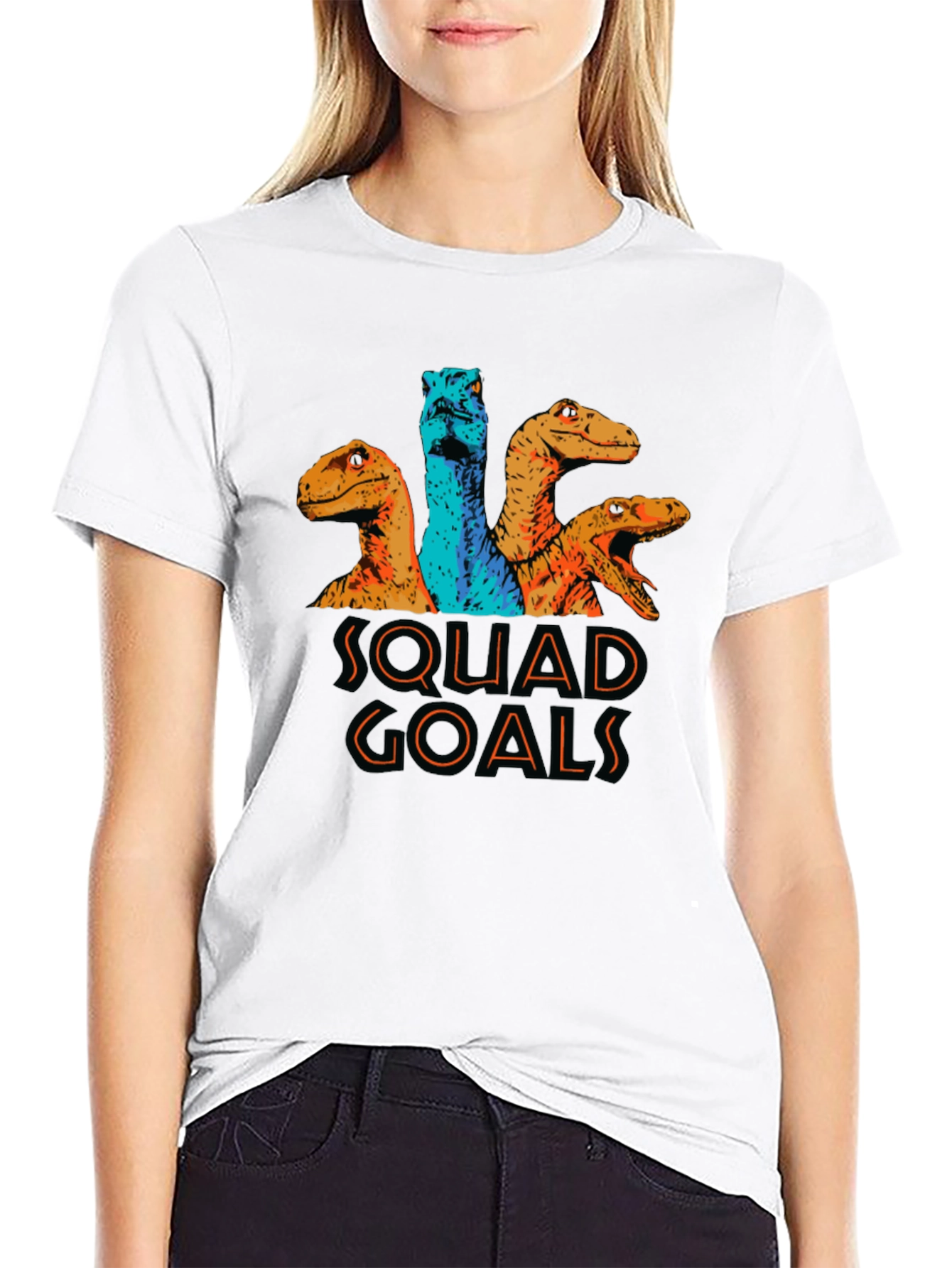 Squad Goals Dinosaur Graphic Tee