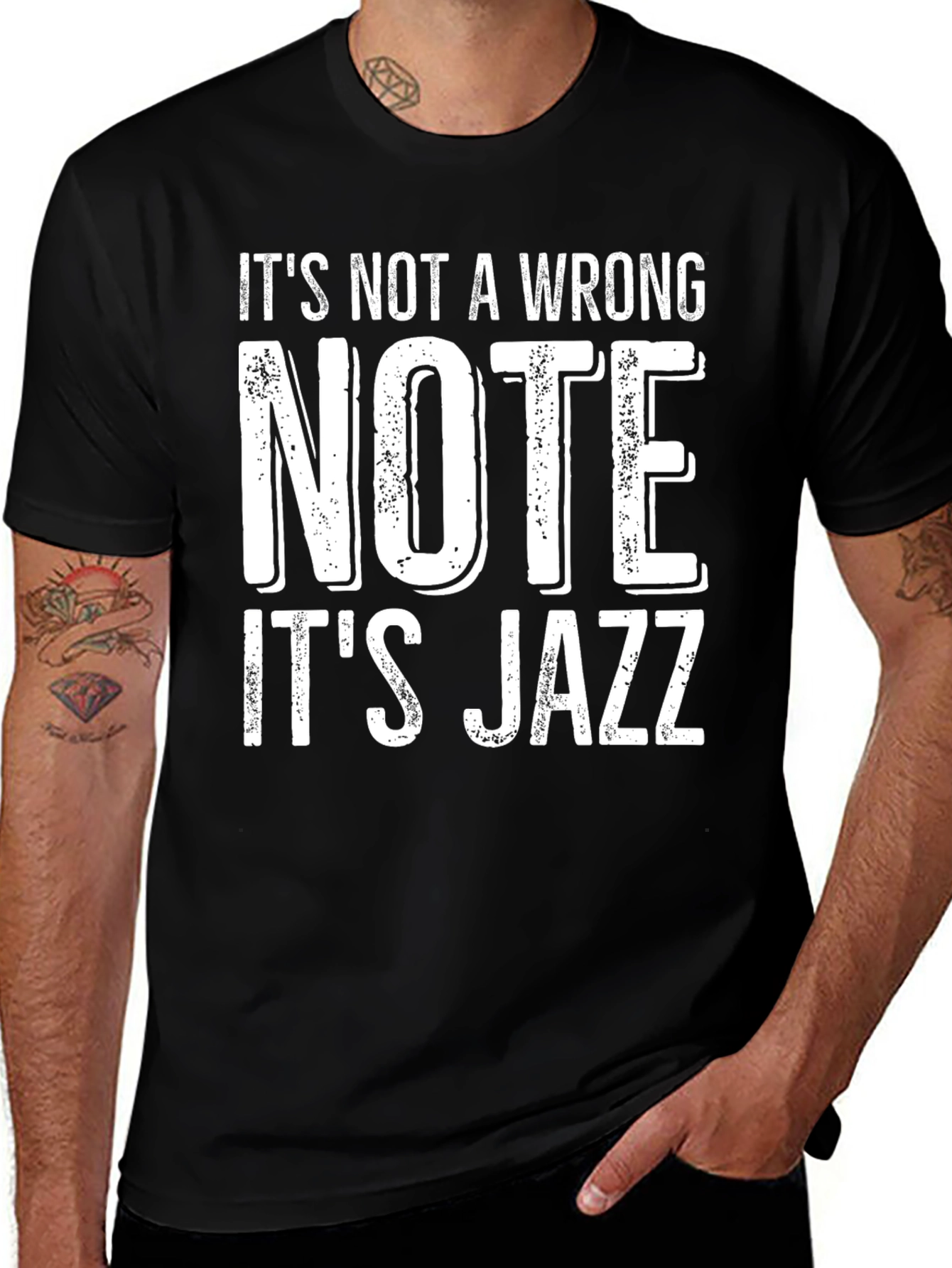 Its Not A Wrong Note Its Jazz Tee