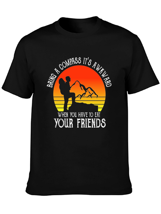 Awkward Compass T-Shirt - Hiking Humor Tee