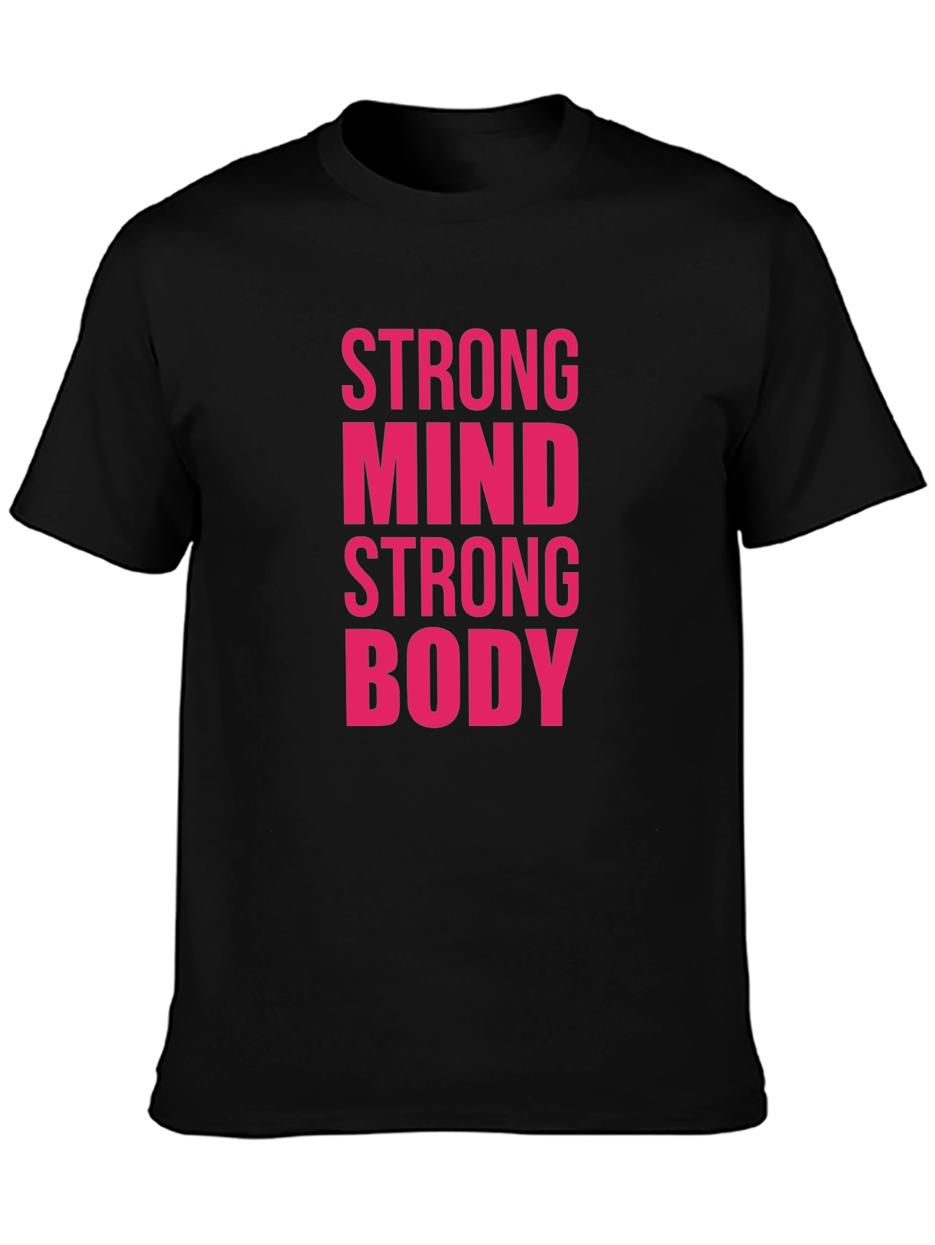 Strong Mind Strong Body Graphic Tee - Black