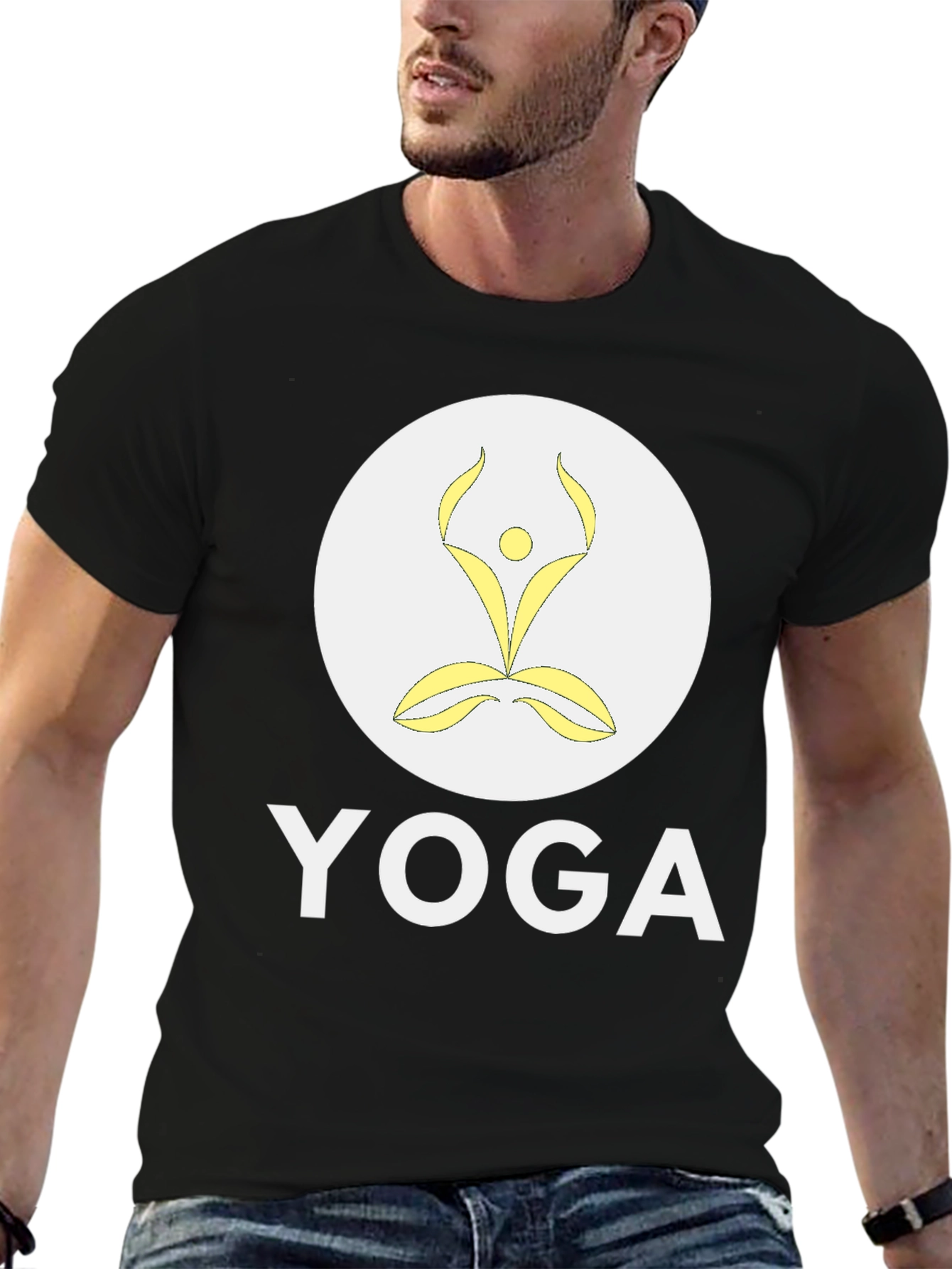 Yoga Pose T-Shirt - Meditative Style