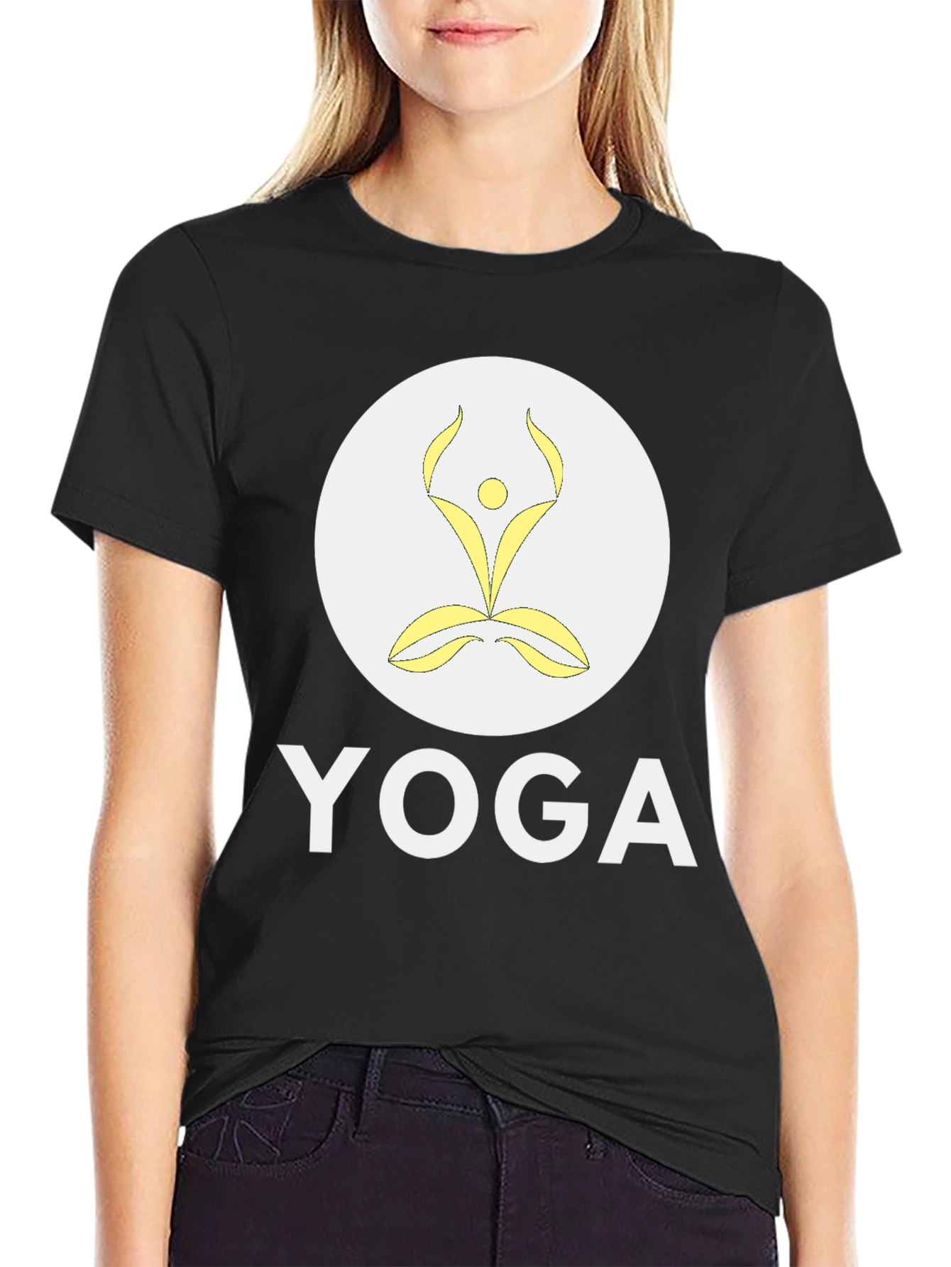 Yoga Pose T-Shirt - Meditative Style