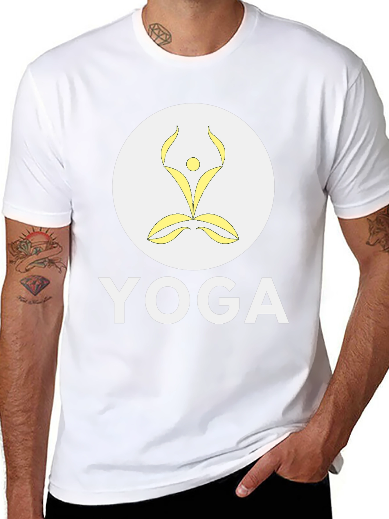 Yoga Pose T-Shirt - Meditative Style