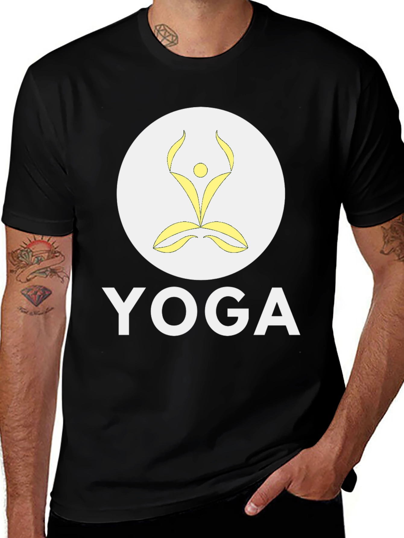 Yoga Pose T-Shirt - Meditative Style