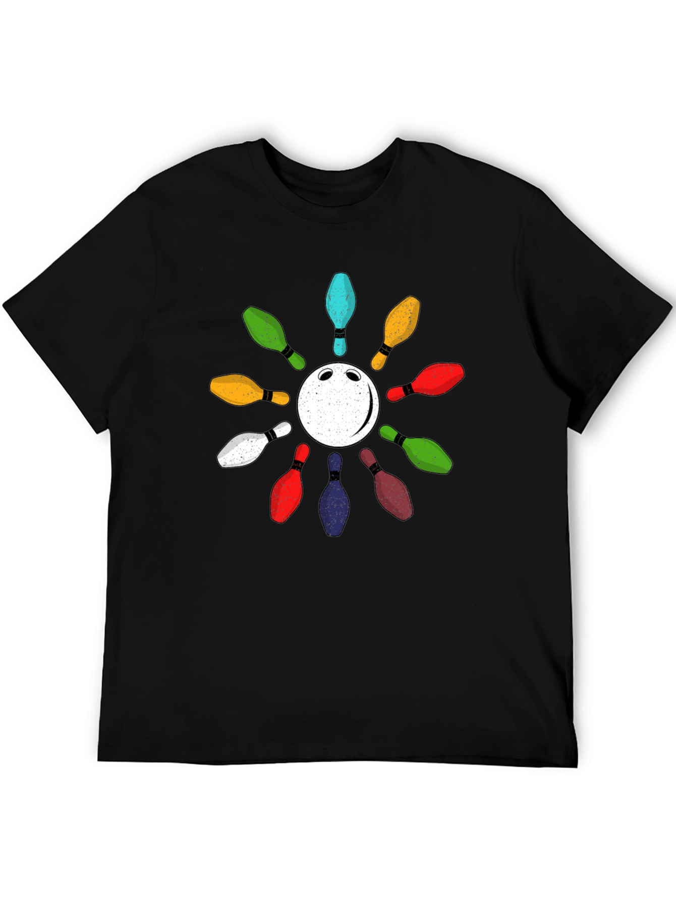 Bowling Pin Circle Graphic Tee