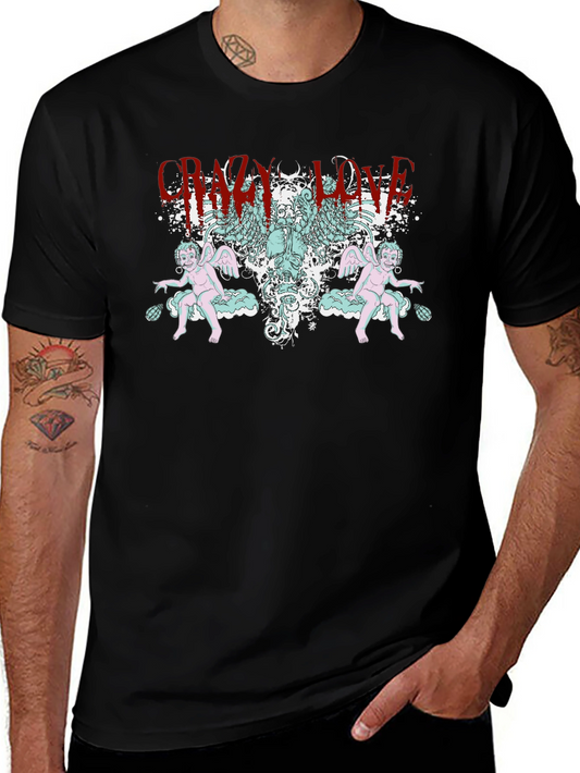 Crazy Love Graphic T-Shirt - Black