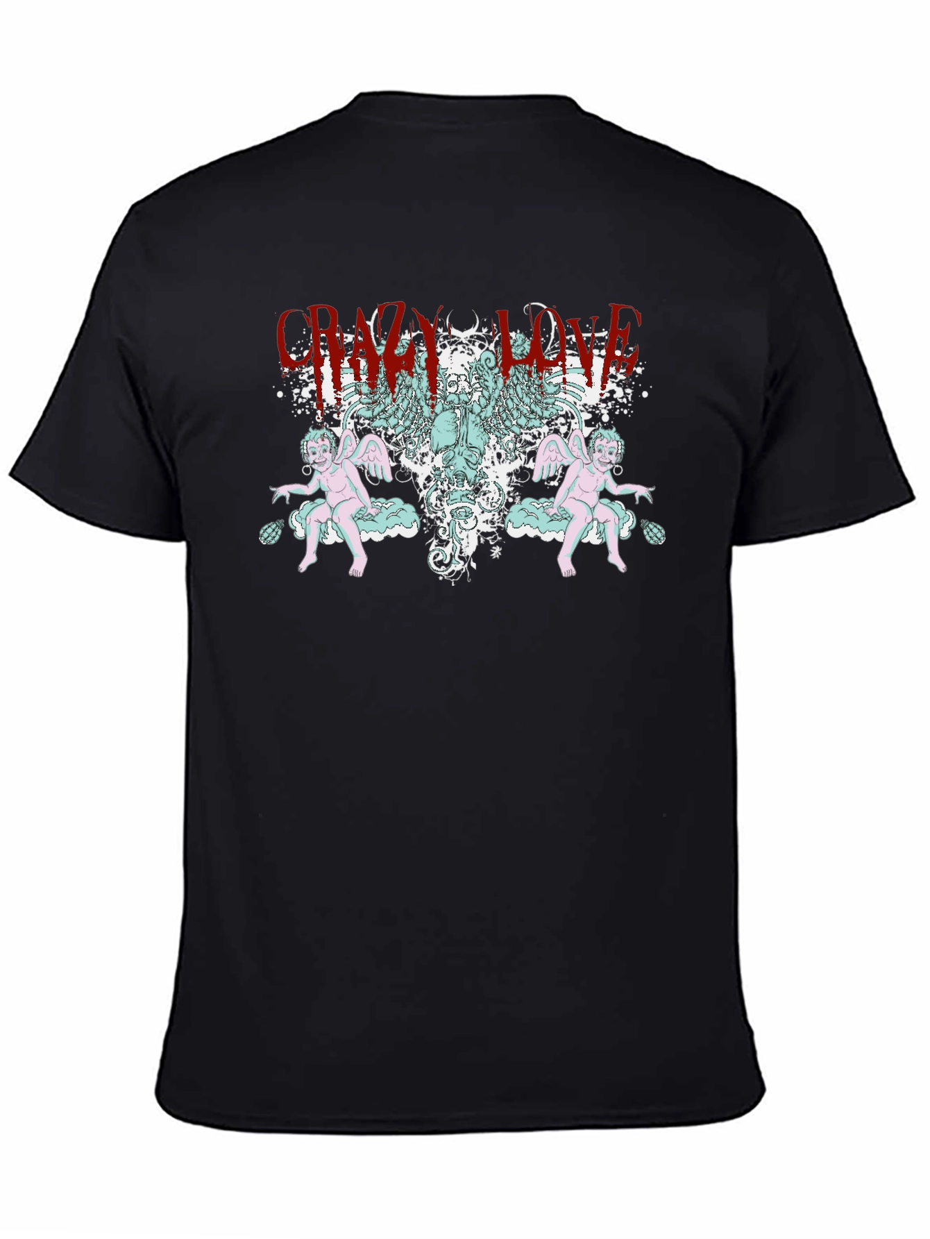 Crazy Love Graphic T-Shirt - Black