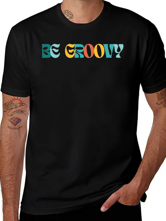 Be Groovy Retro Graphic Tee - Short Sleeve