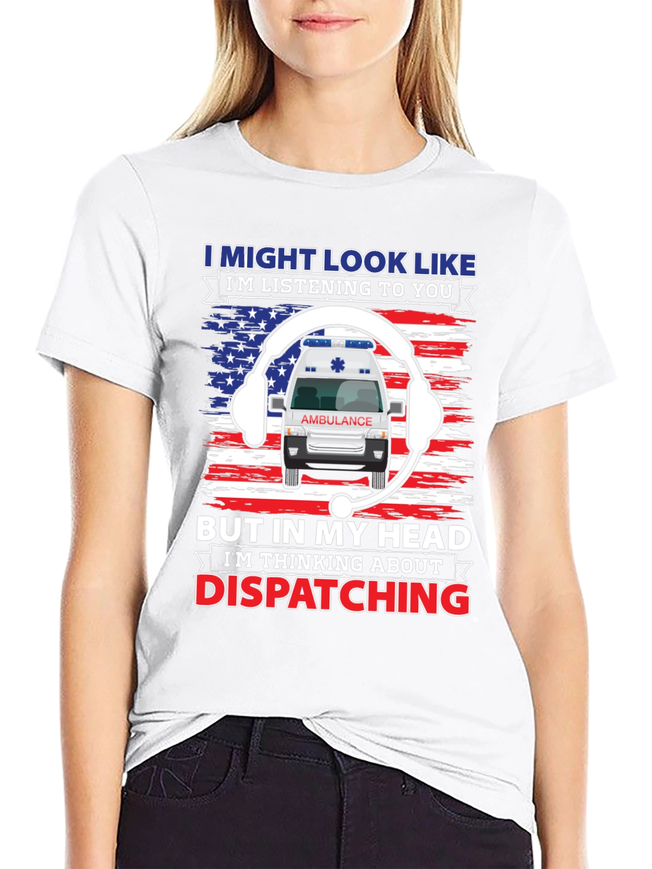 EMS Dispatcher T-Shirt - Funny Ambulance Design