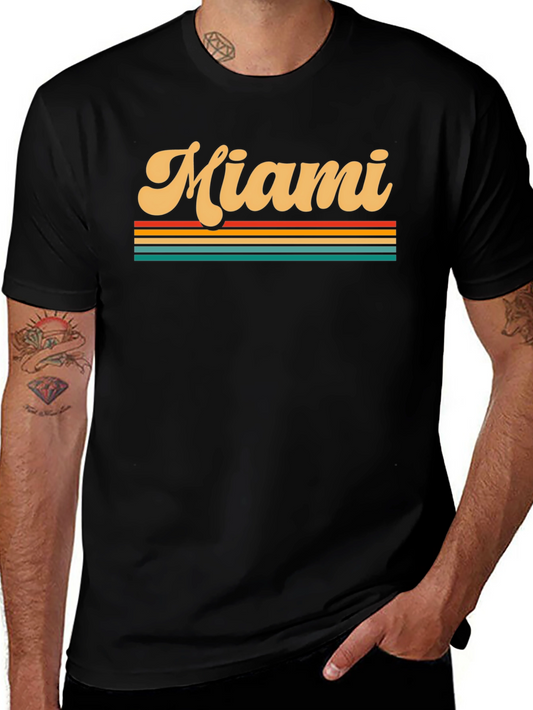 Vintage Miami T-Shirt - Retro Style Tee