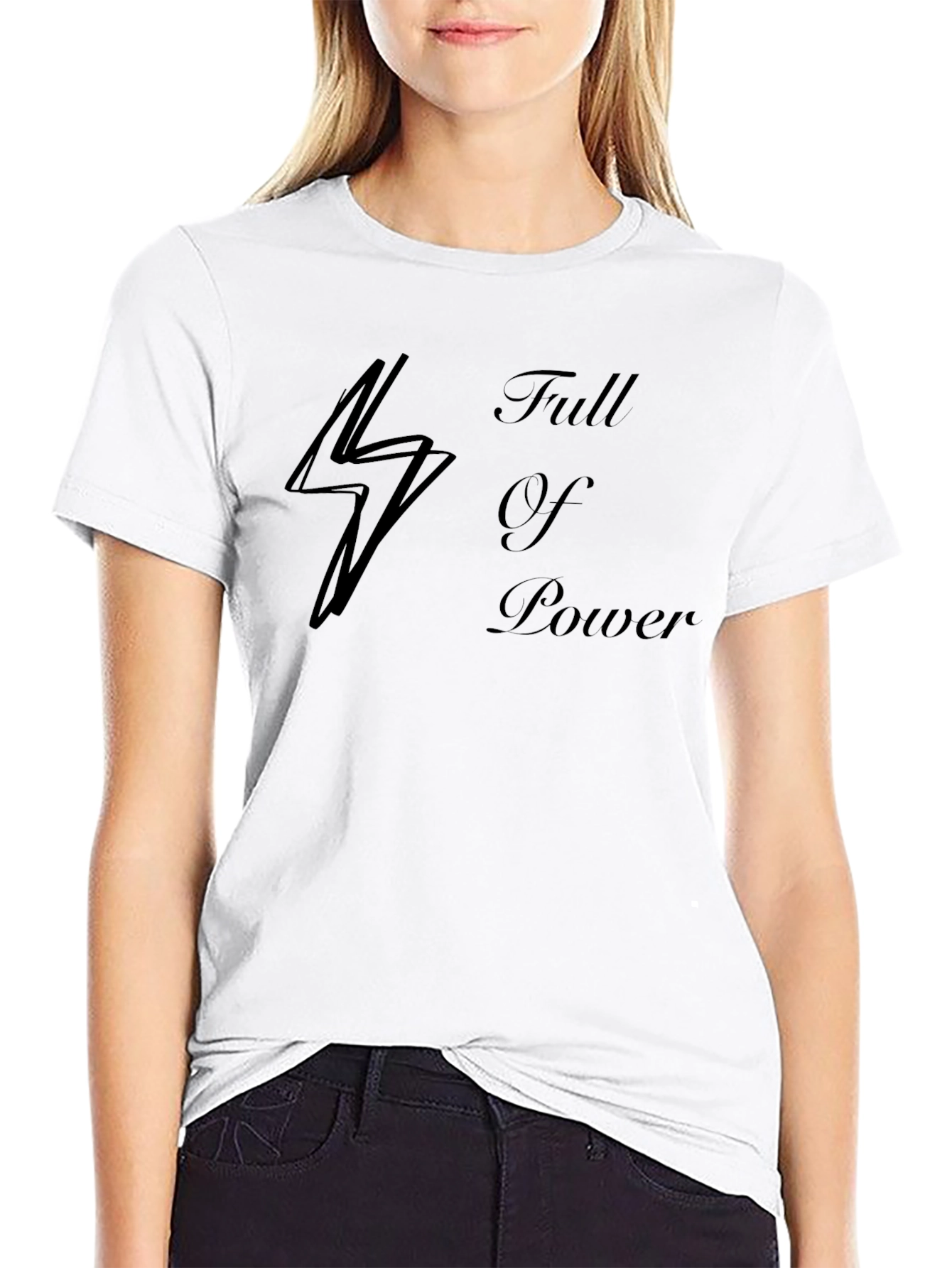 Full of Power Black T-Shirt
