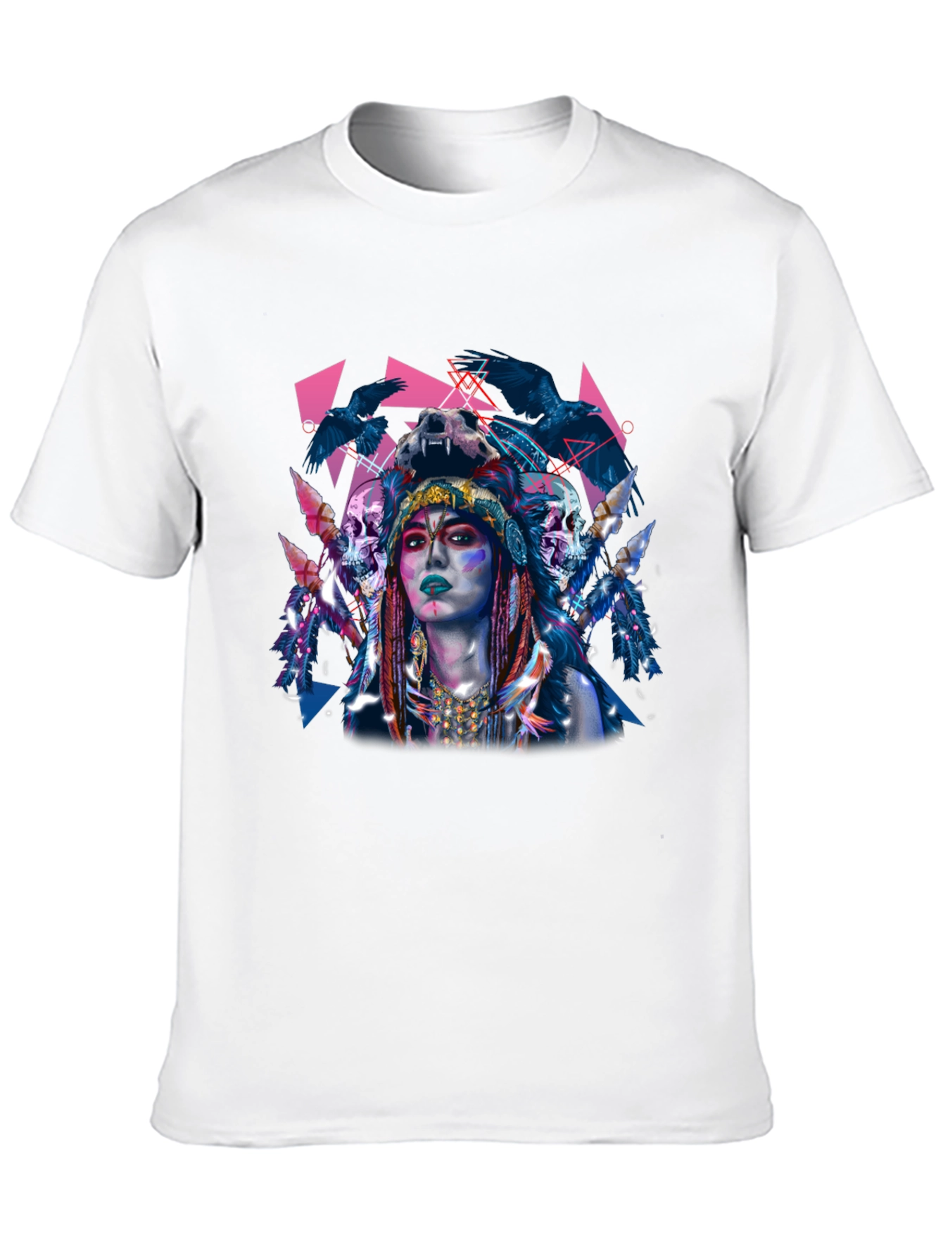 Raven Queen Graphic T-Shirt - Edgy Unique Design