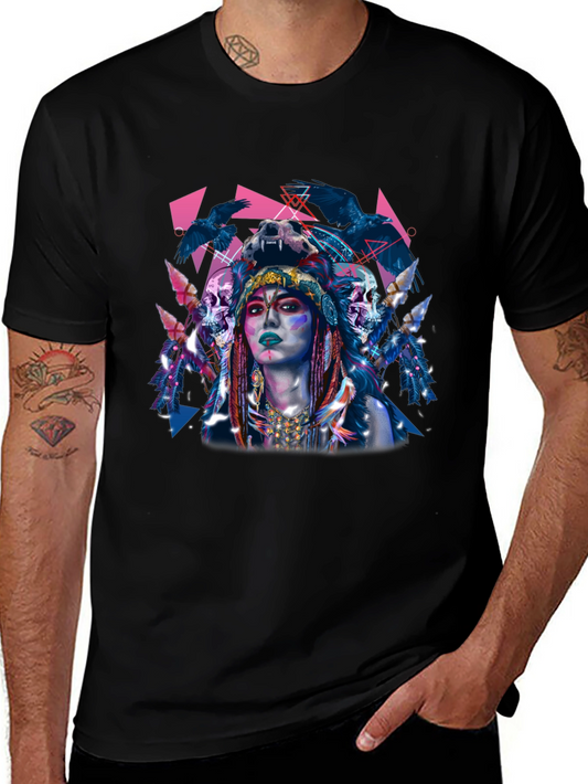 Raven Queen Graphic T-Shirt - Edgy Unique Design