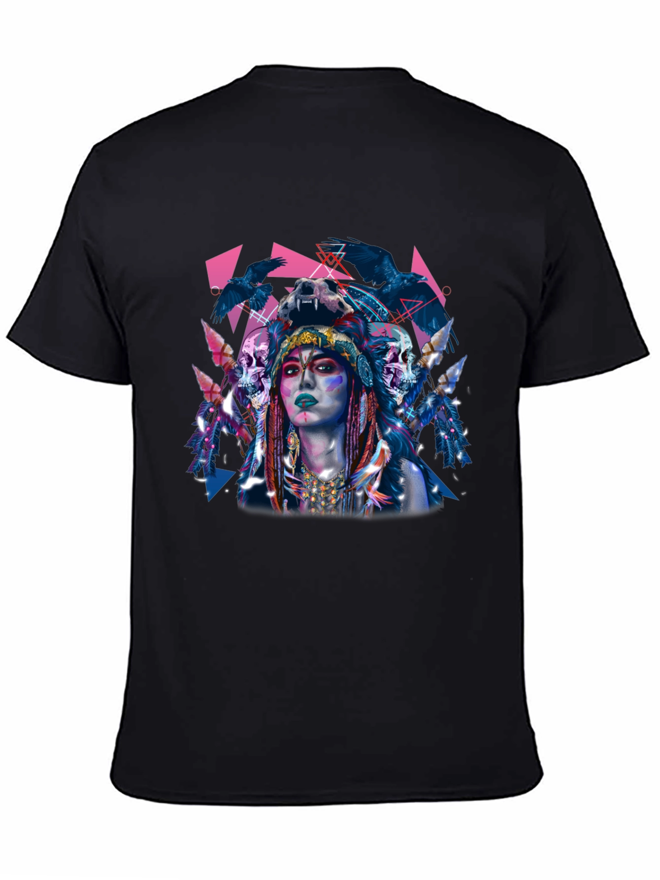 Raven Queen Graphic T-Shirt - Edgy Unique Design