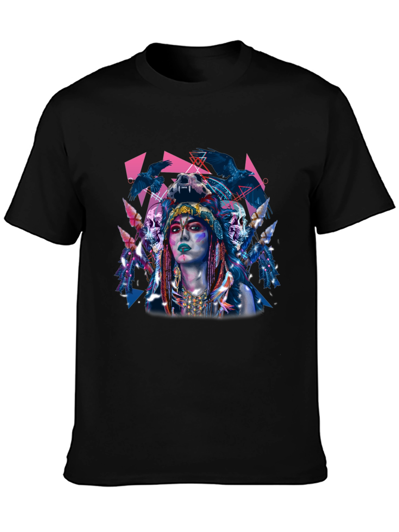 Raven Queen Graphic T-Shirt - Edgy Unique Design