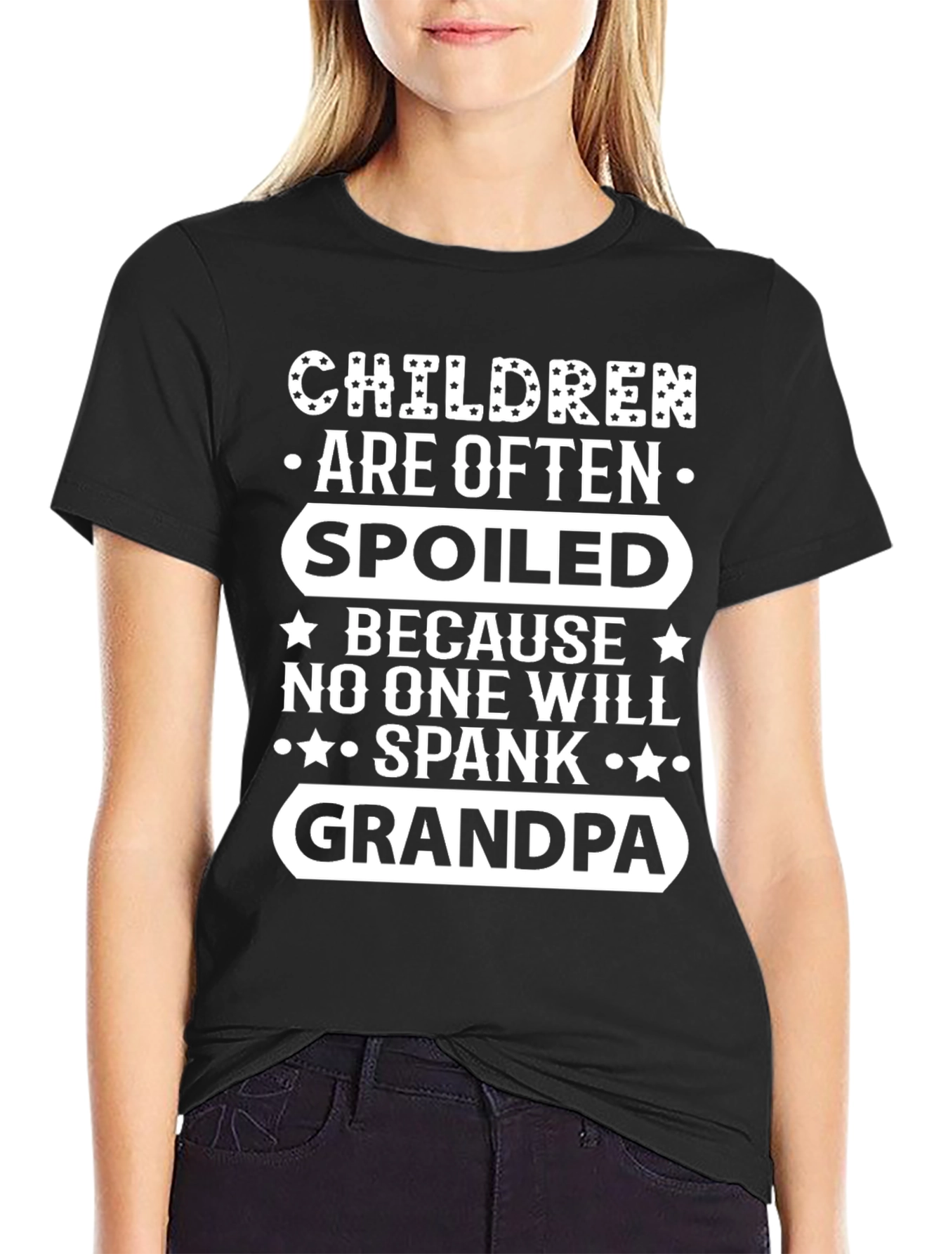Funny Grandpa T-Shirt: Spoiled Children