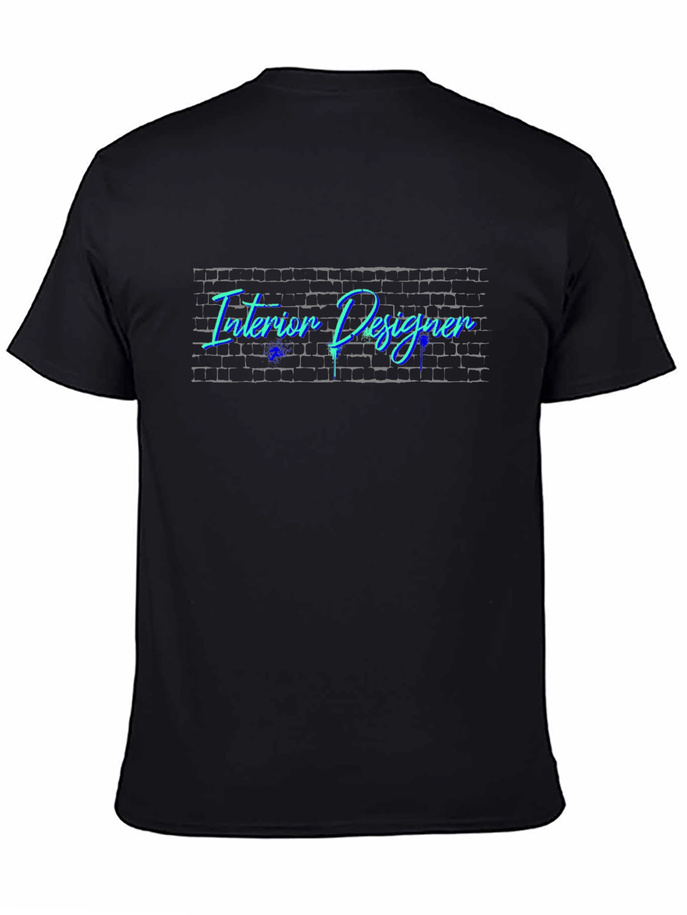 Interior Designer Graphic Tee - Black