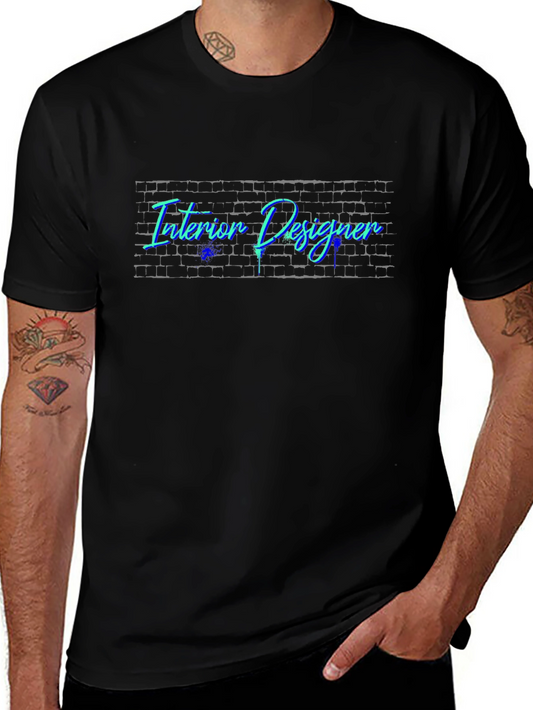 Interior Designer Graphic Tee - Black