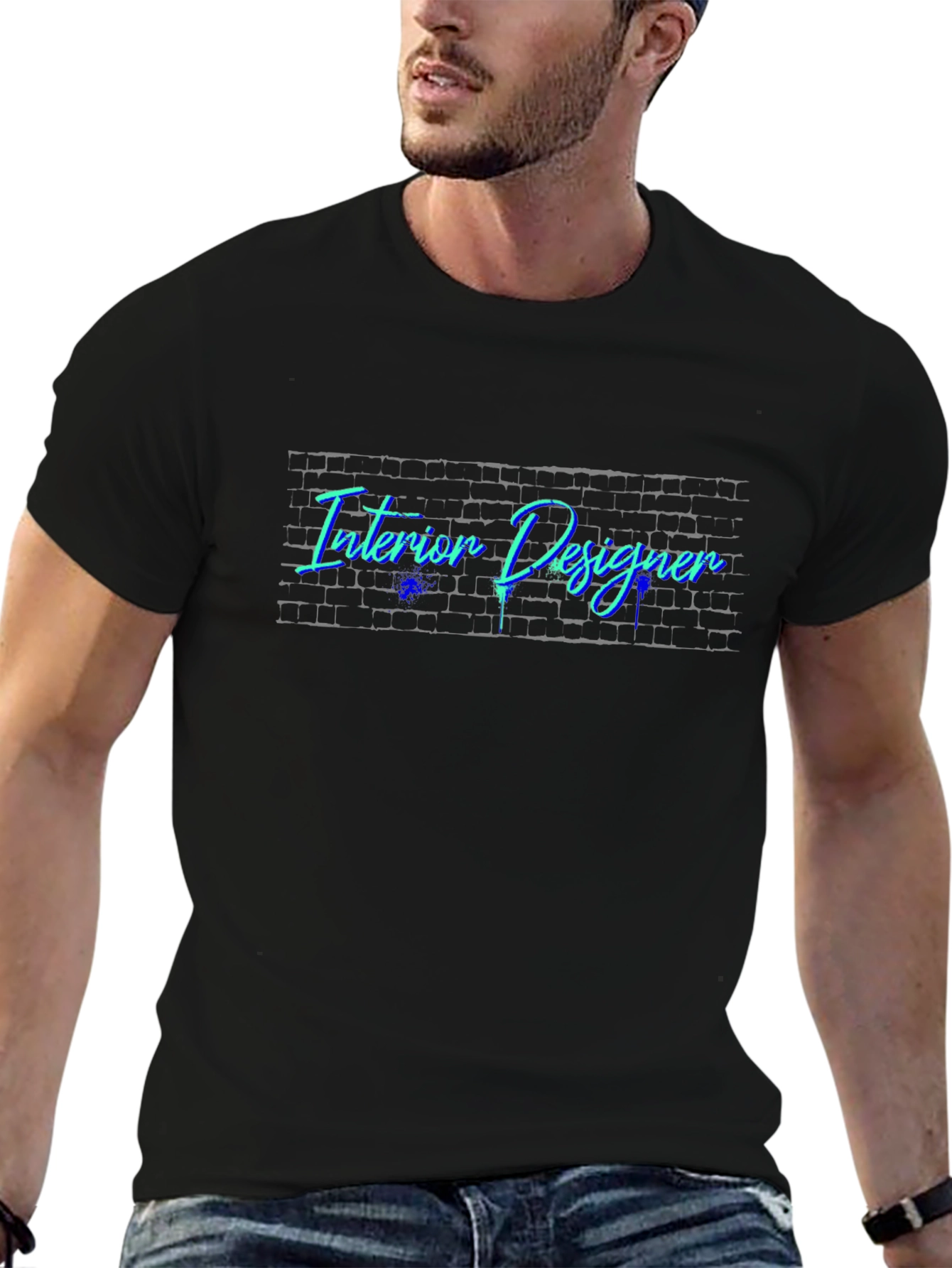 Interior Designer Graphic Tee - Black