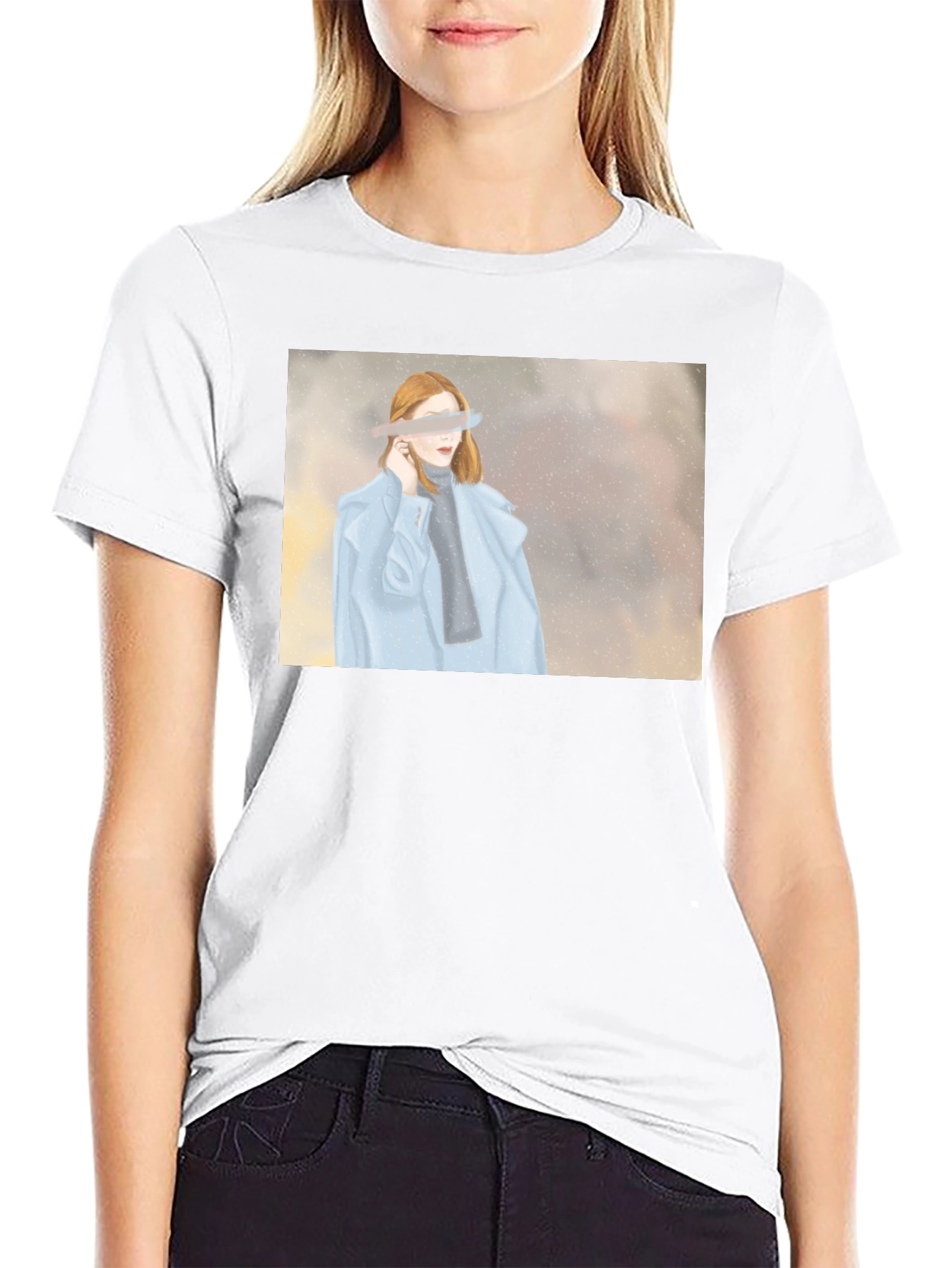 Artistic Woman Graphic T-Shirt