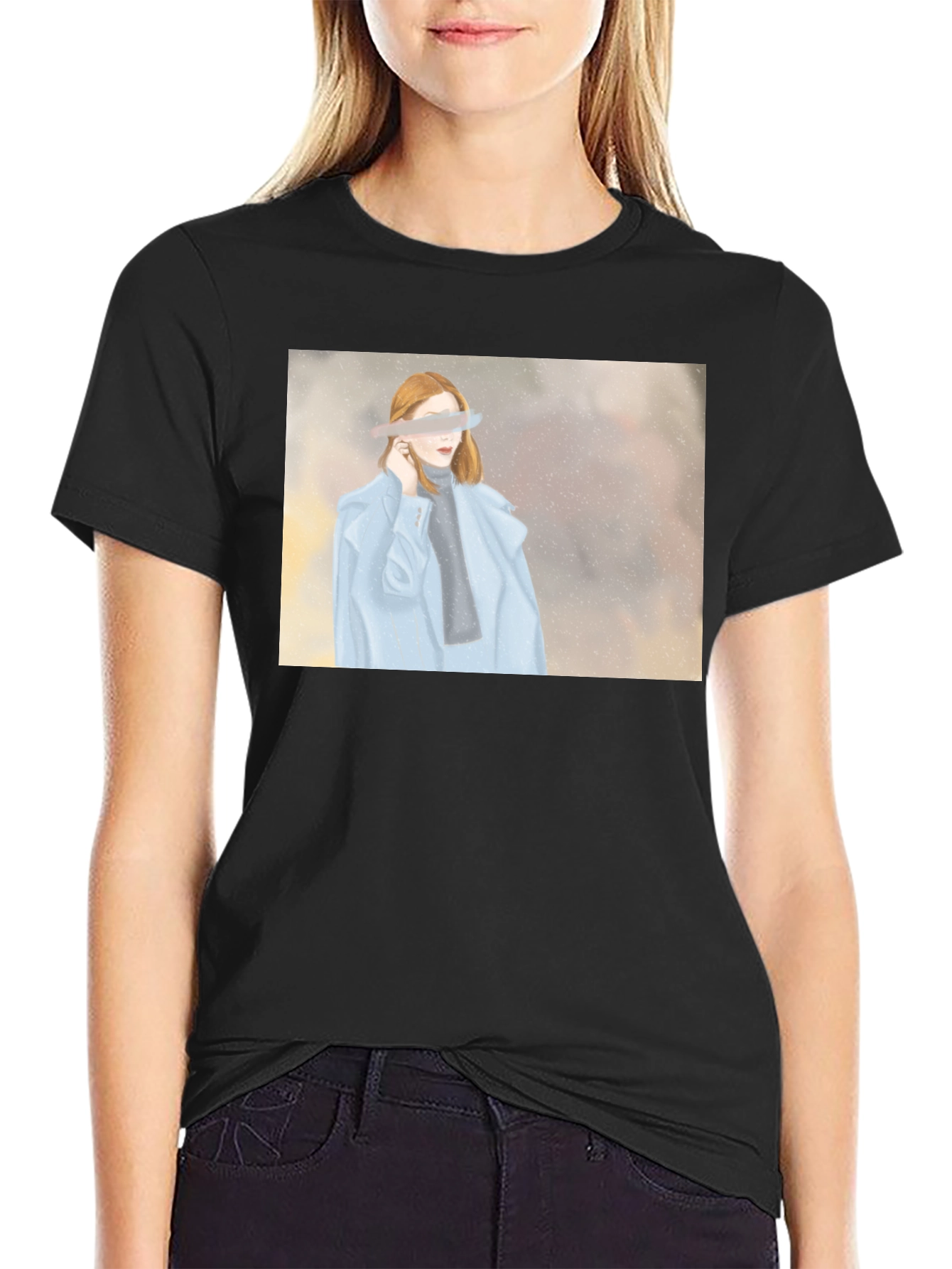 Artistic Woman Graphic T-Shirt