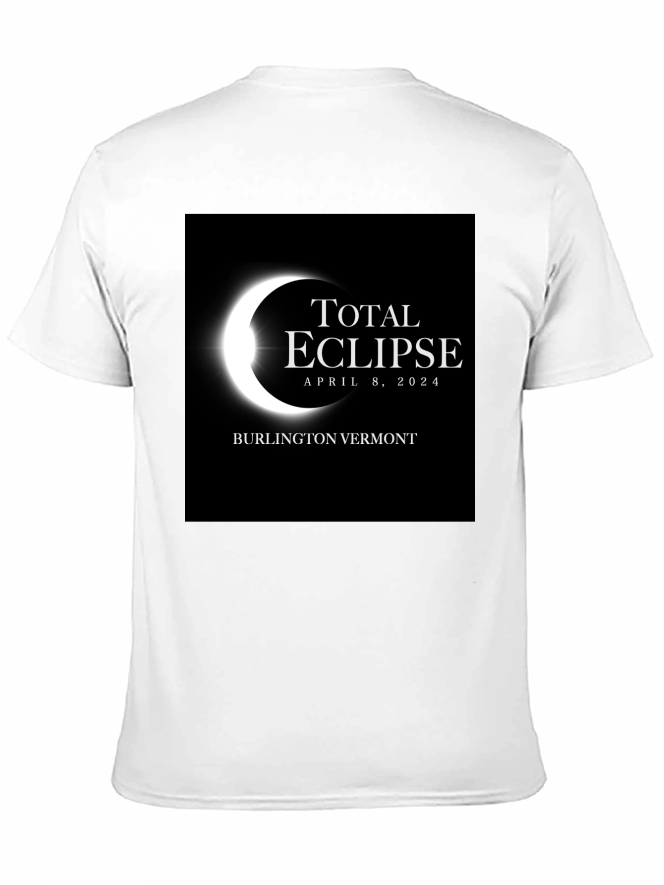 Total Eclipse April 8 2024 Black Tee