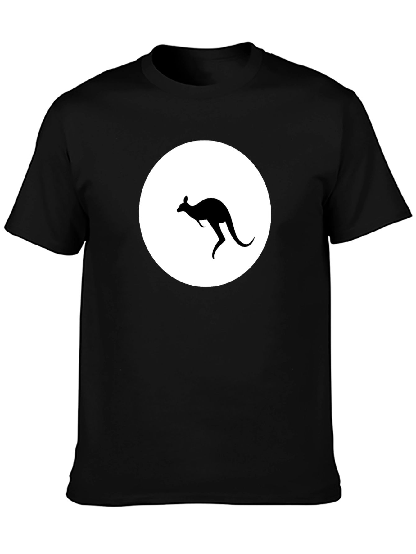 Kangaroo Silhouette Graphic T-Shirt
