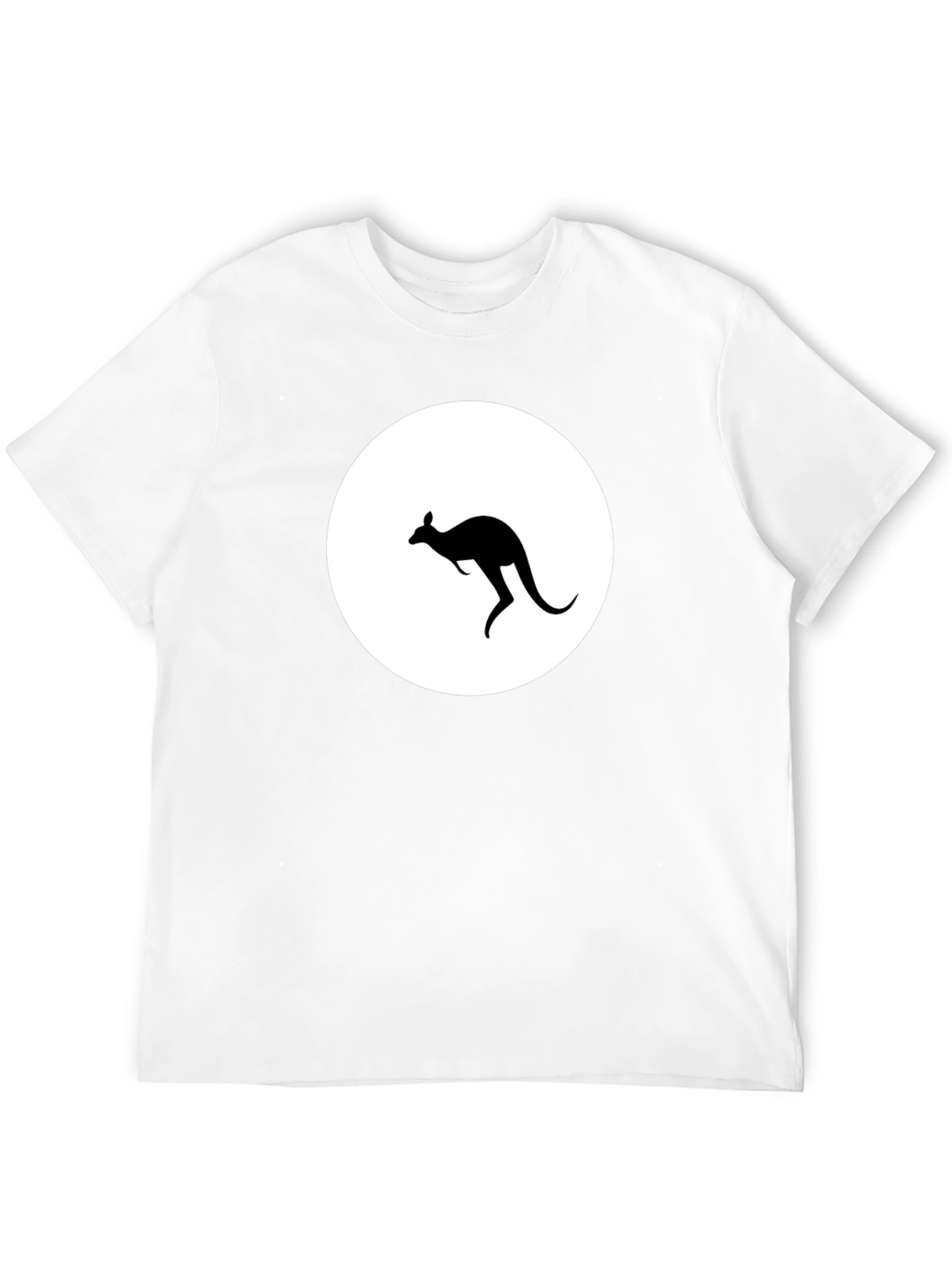Kangaroo Silhouette Graphic T-Shirt