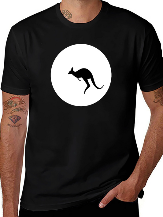 Kangaroo Silhouette Graphic T-Shirt