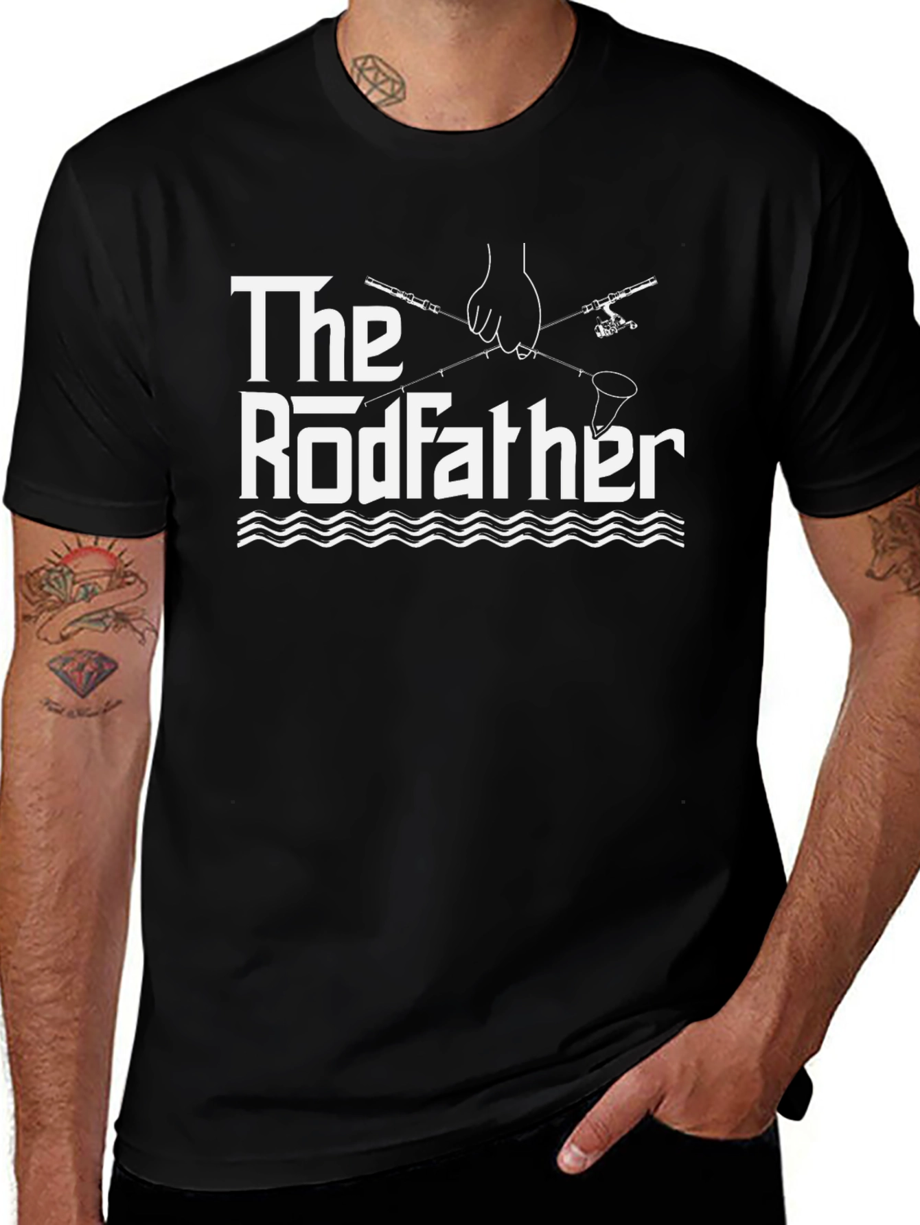 The Rodfather T-Shirt - Fishing Lover Tee