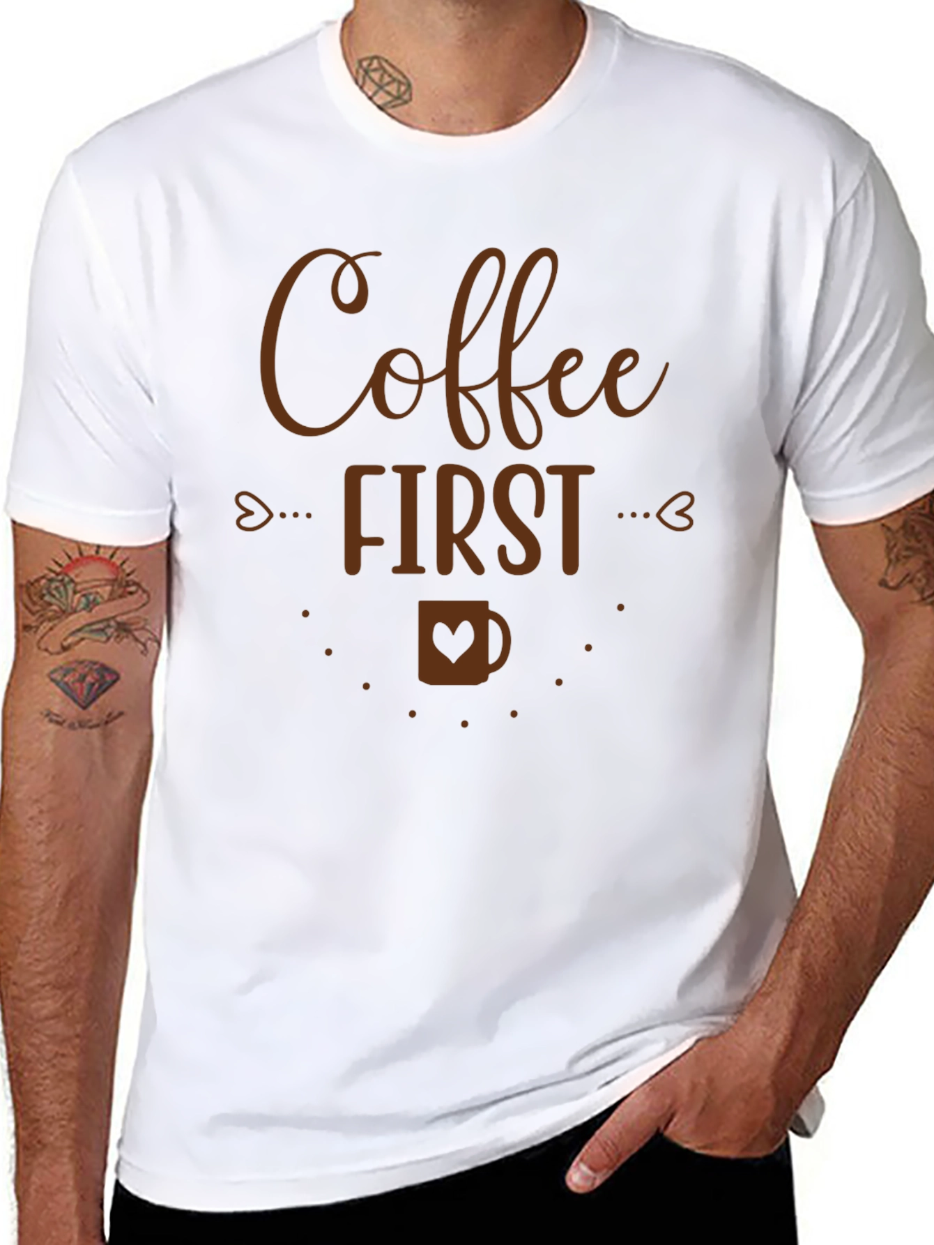 Coffee First Graphic Tee