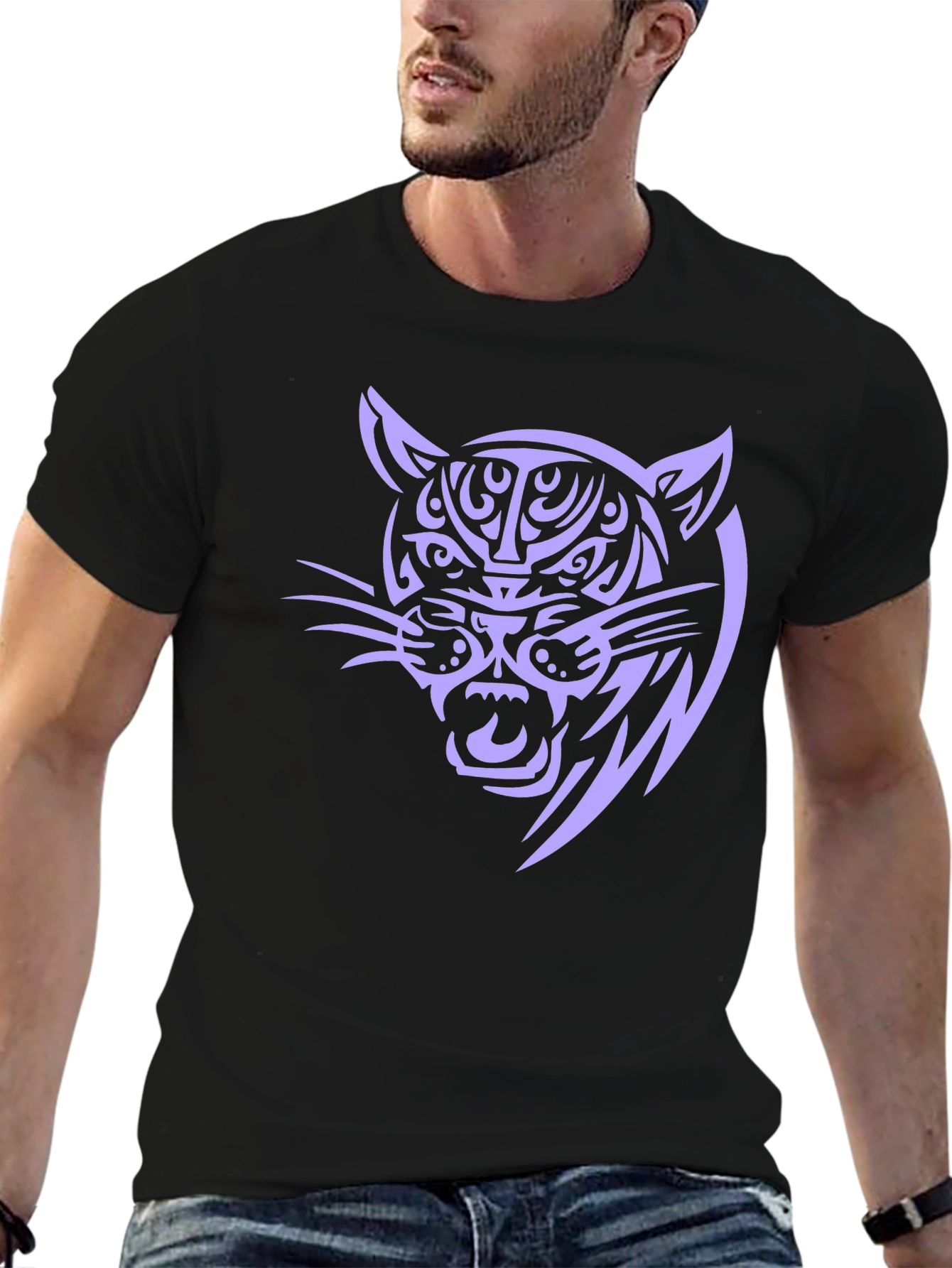 Black Panther Tribal Graphic Tee