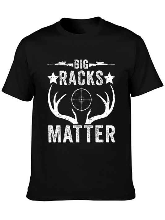 Big Racks Matter Hunting T-Shirt - Black