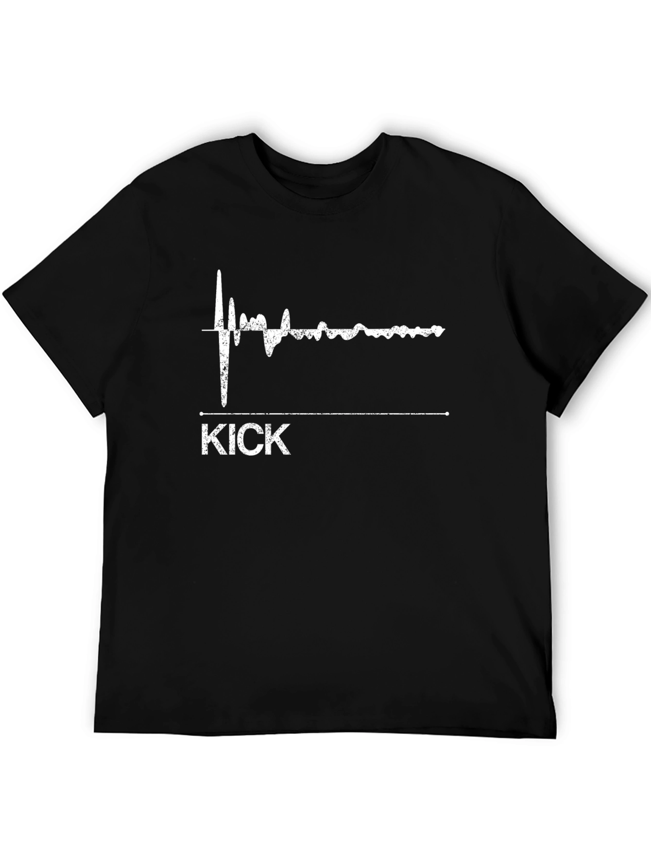 Kick Drum Heartbeat T-Shirt - DJ Music Producer Tee