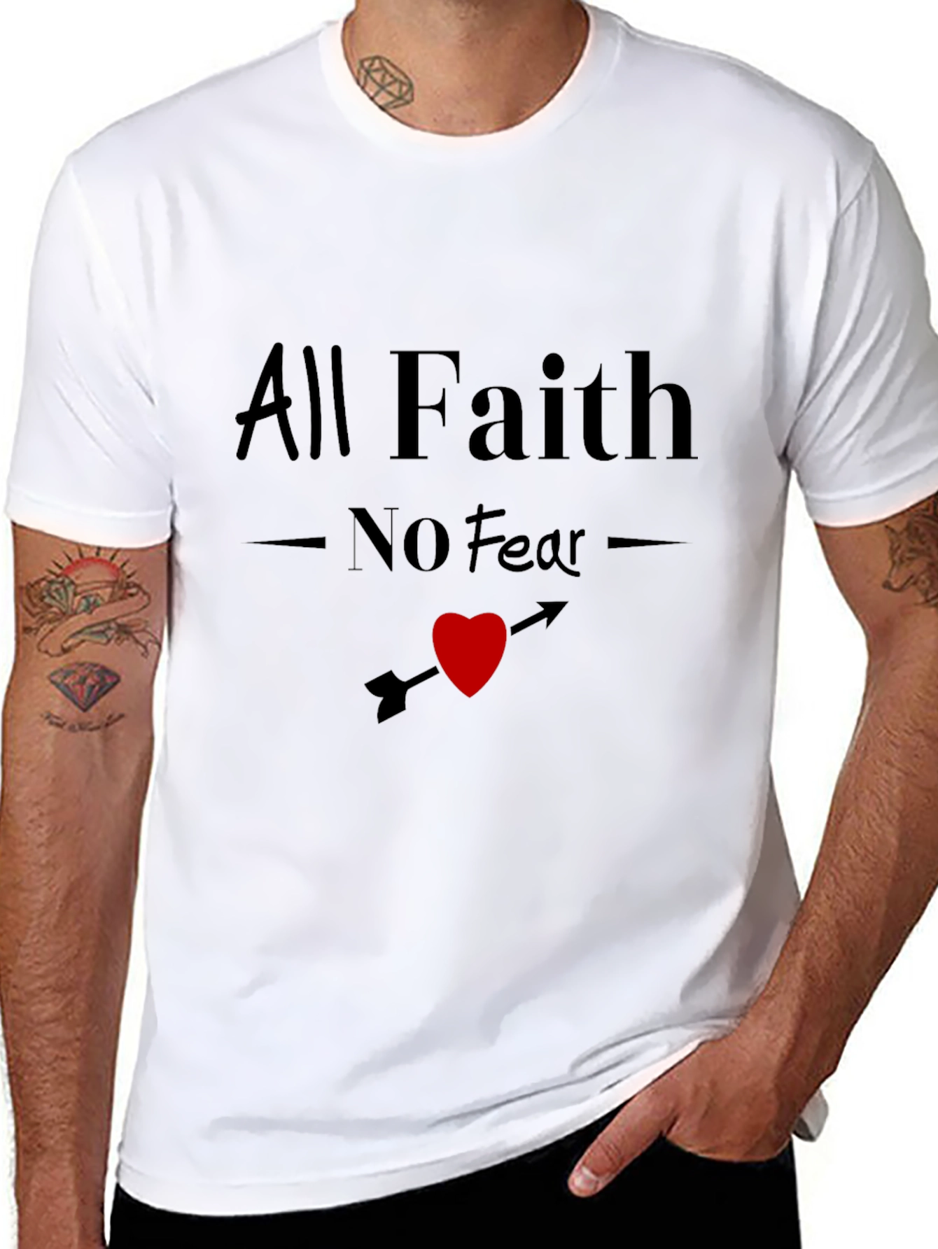 All Faith No Fear Graphic Tee