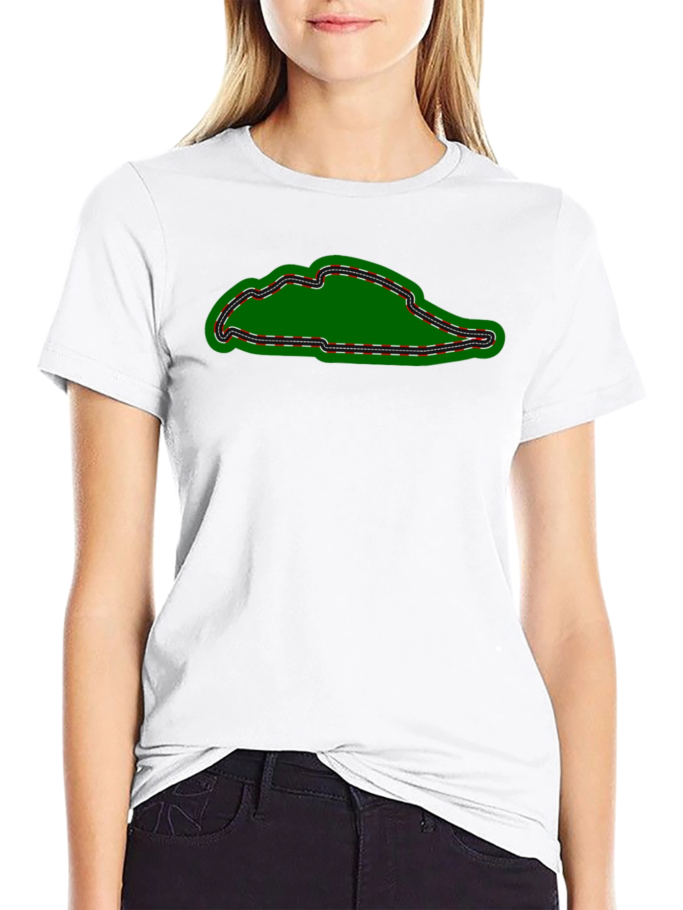 Racetrack Circuit Tee - Motorsport Fan Apparel