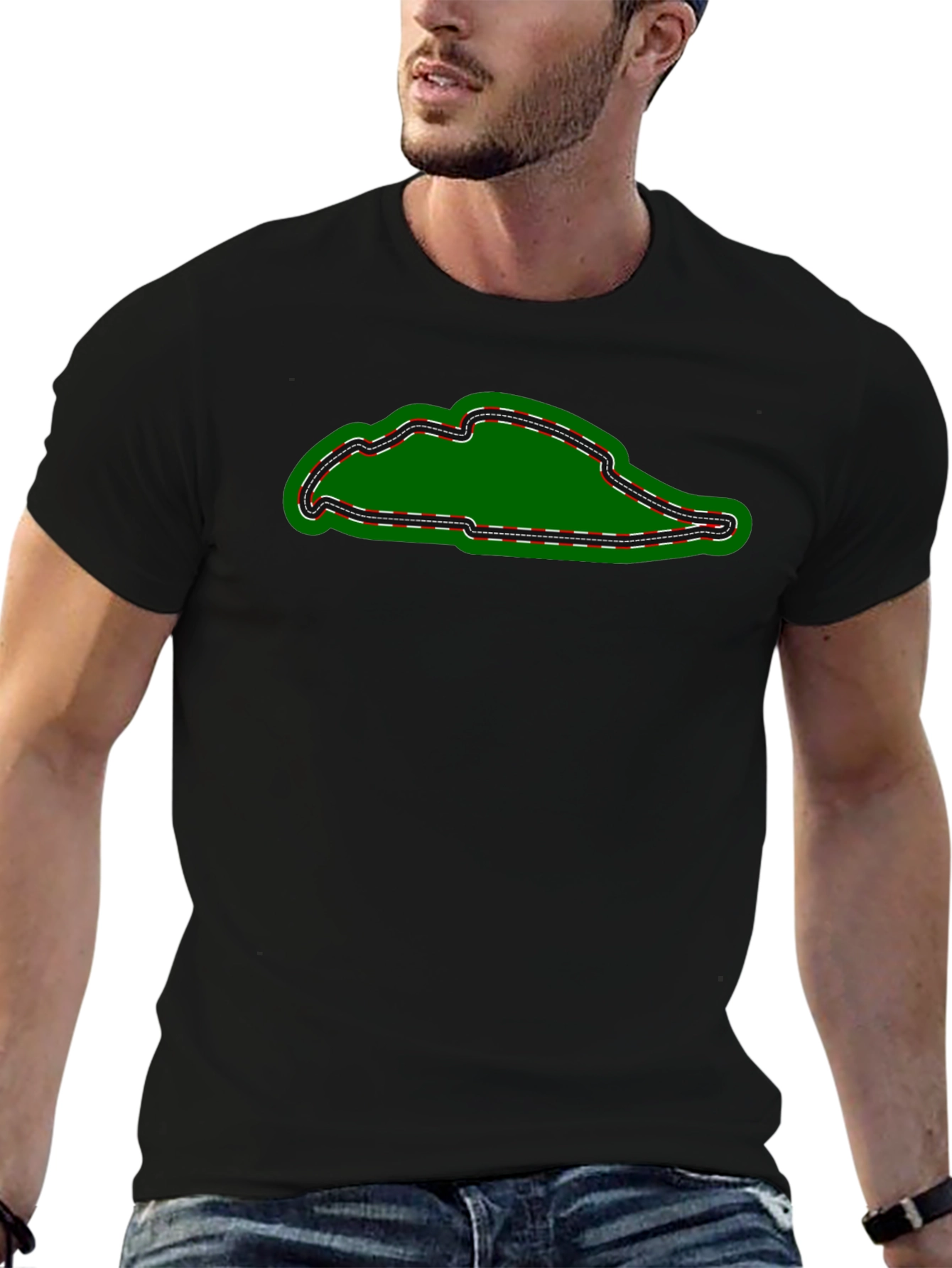 Racetrack Circuit Tee - Motorsport Fan Apparel