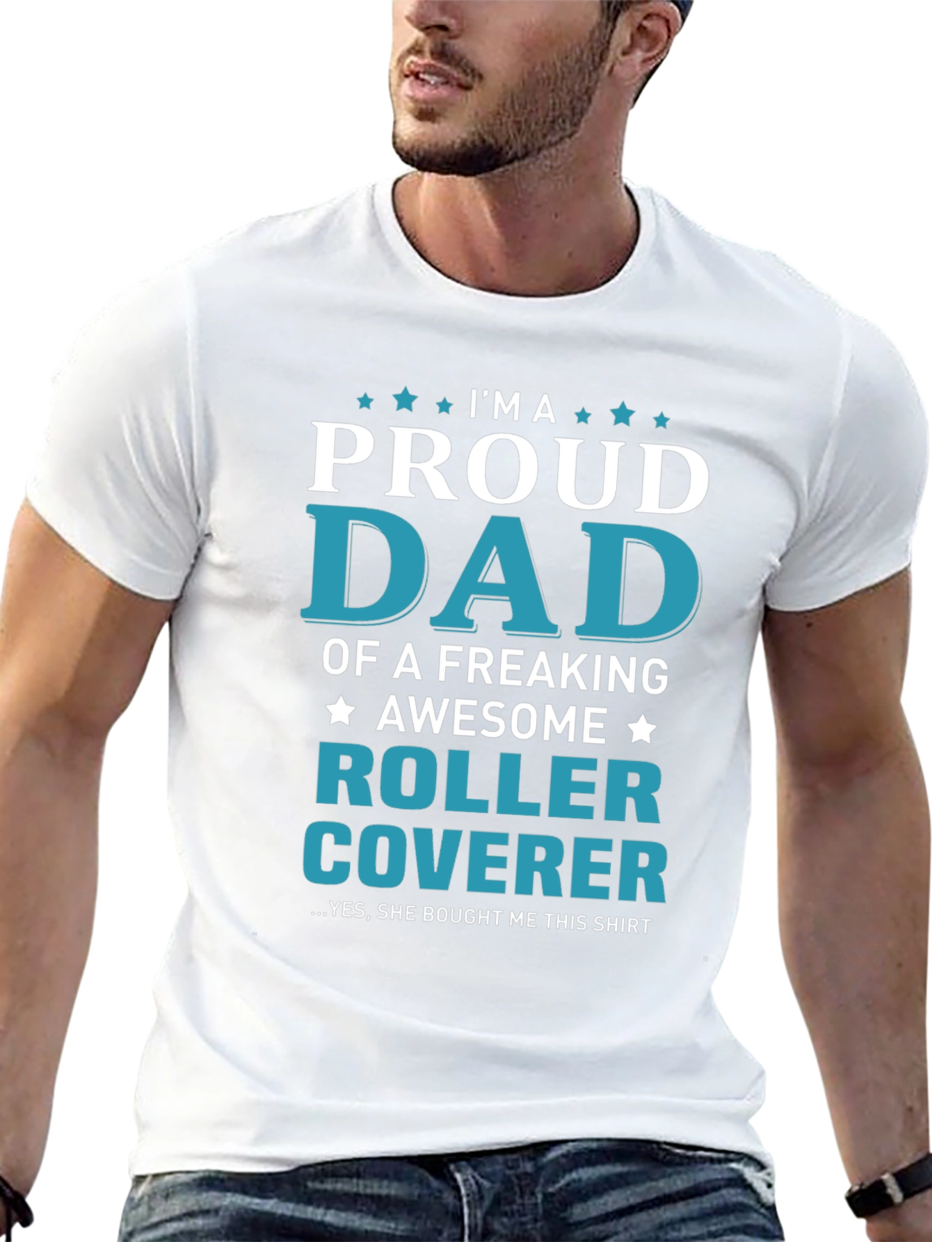 Proud Dad of a Roller Coverer T-Shirt