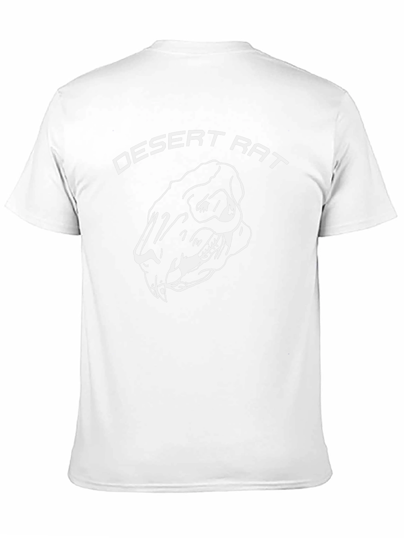Desert Rat Graphic Print Black T-Shirt