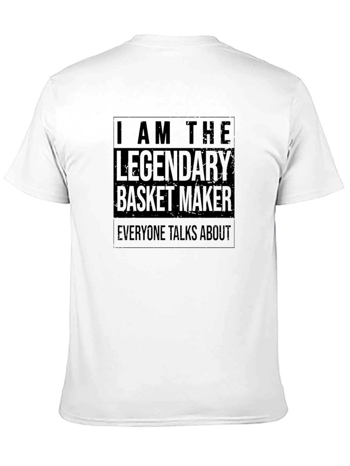 Legendary Basket Maker T-Shirt - Black Graphic Tee