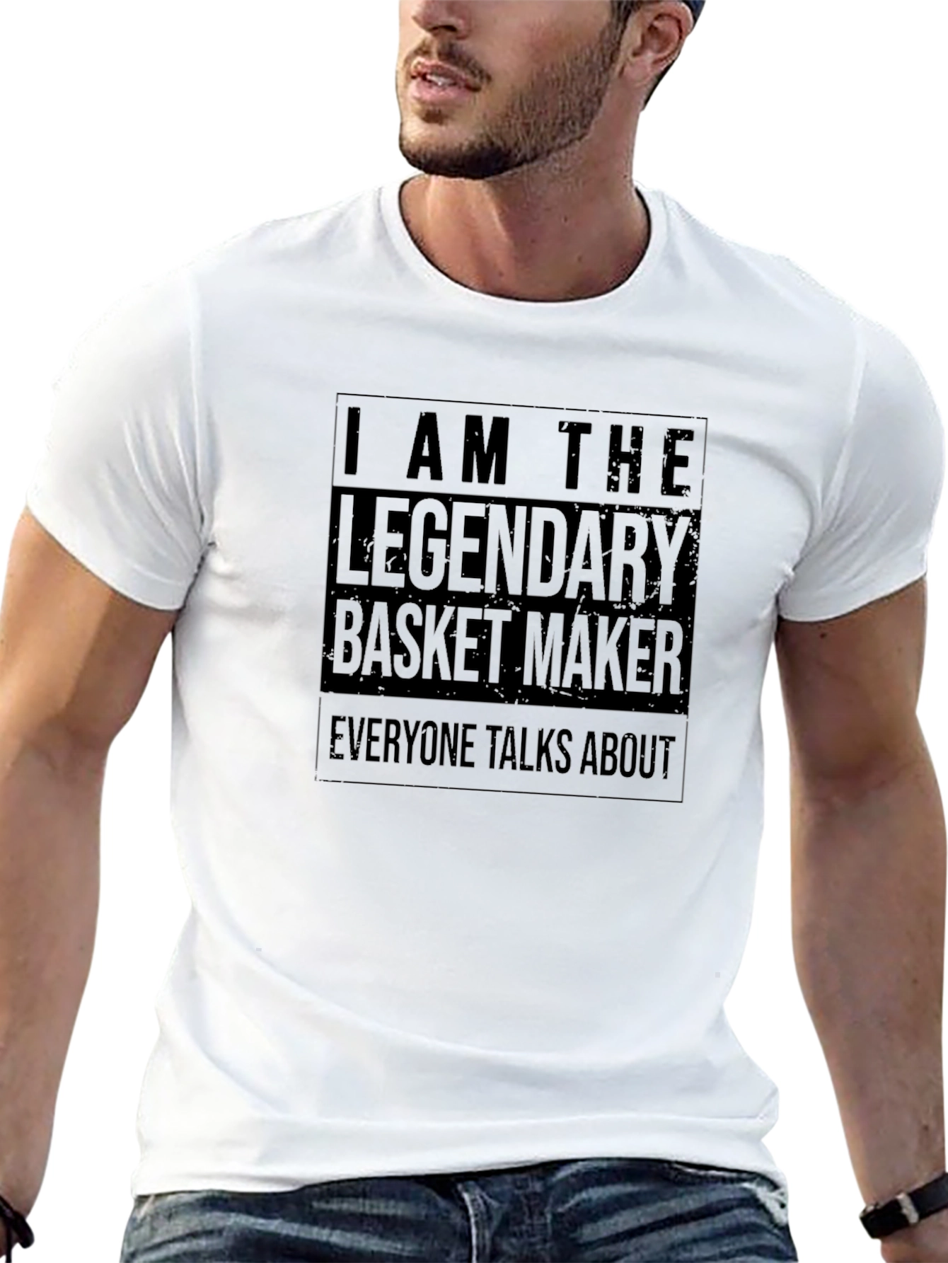 Legendary Basket Maker T-Shirt - Black Graphic Tee
