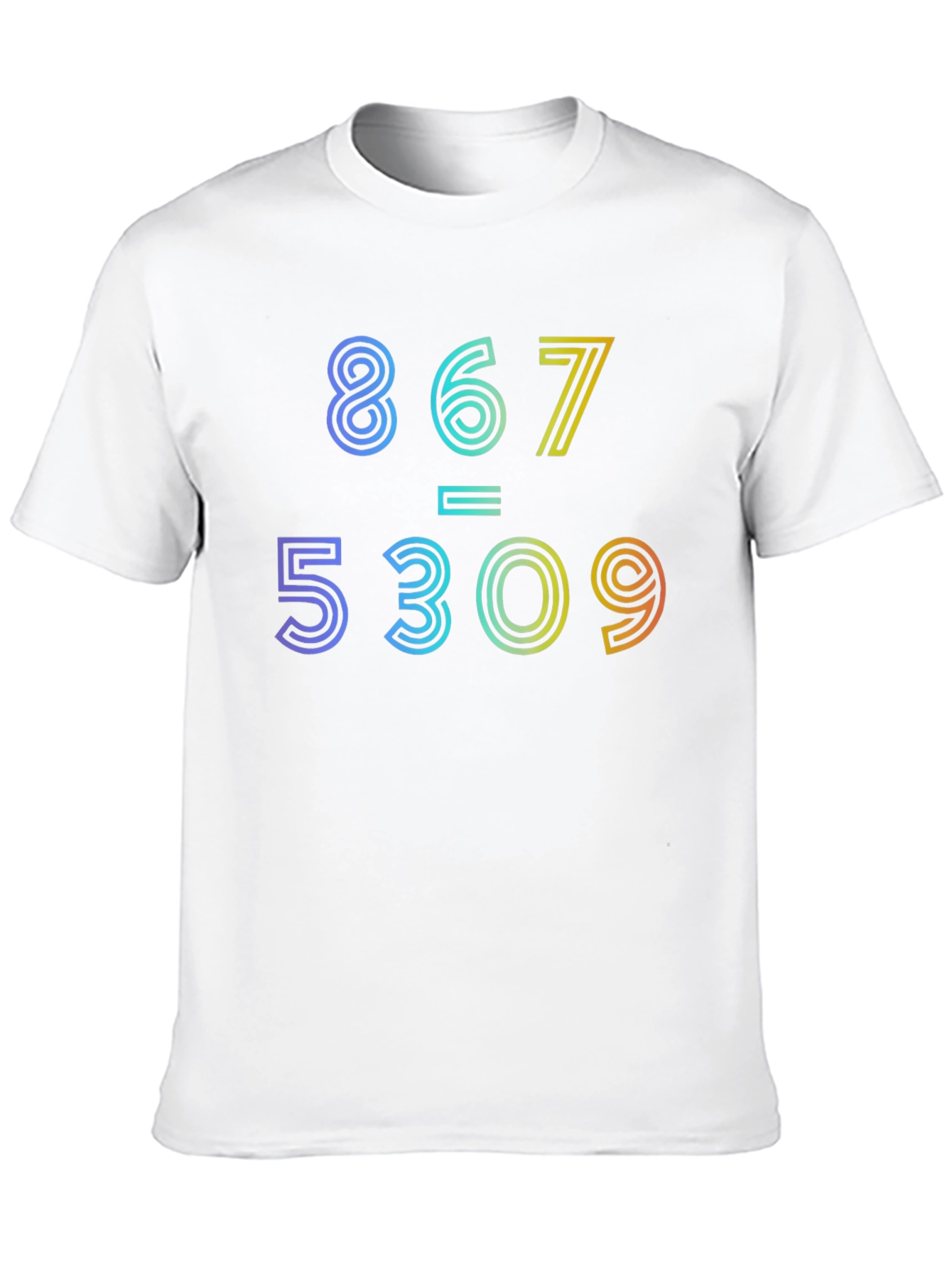 867-5309 Jenny Inspired Graphic T-Shirt