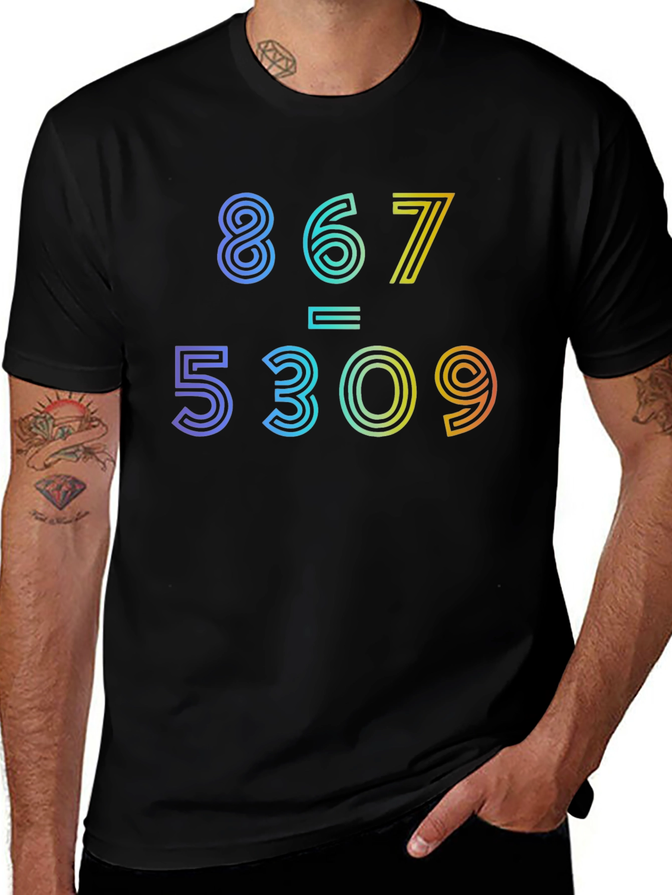 867-5309 Jenny Inspired Graphic T-Shirt