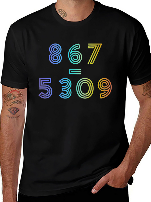 867-5309 Jenny Inspired Graphic T-Shirt